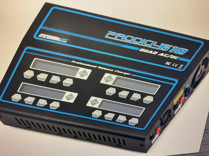 ProTek RC "Prodigy 610 QUAD AC" LiHV/LiPo AC/DC Battery Charger (6S/10A/100W x 4)