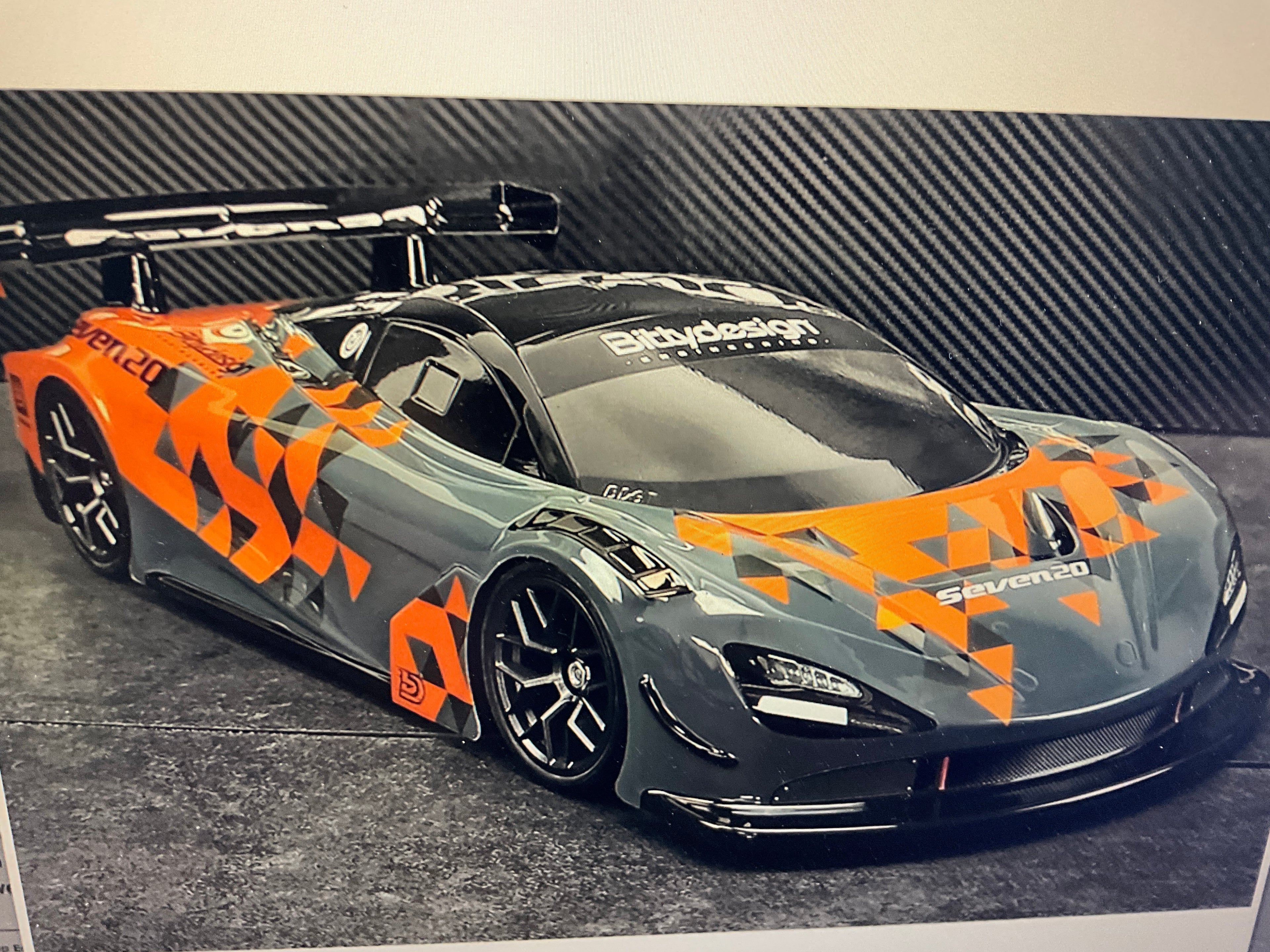 Bittydesign Seven20 1/10 GT Body (Clear) (190mm)