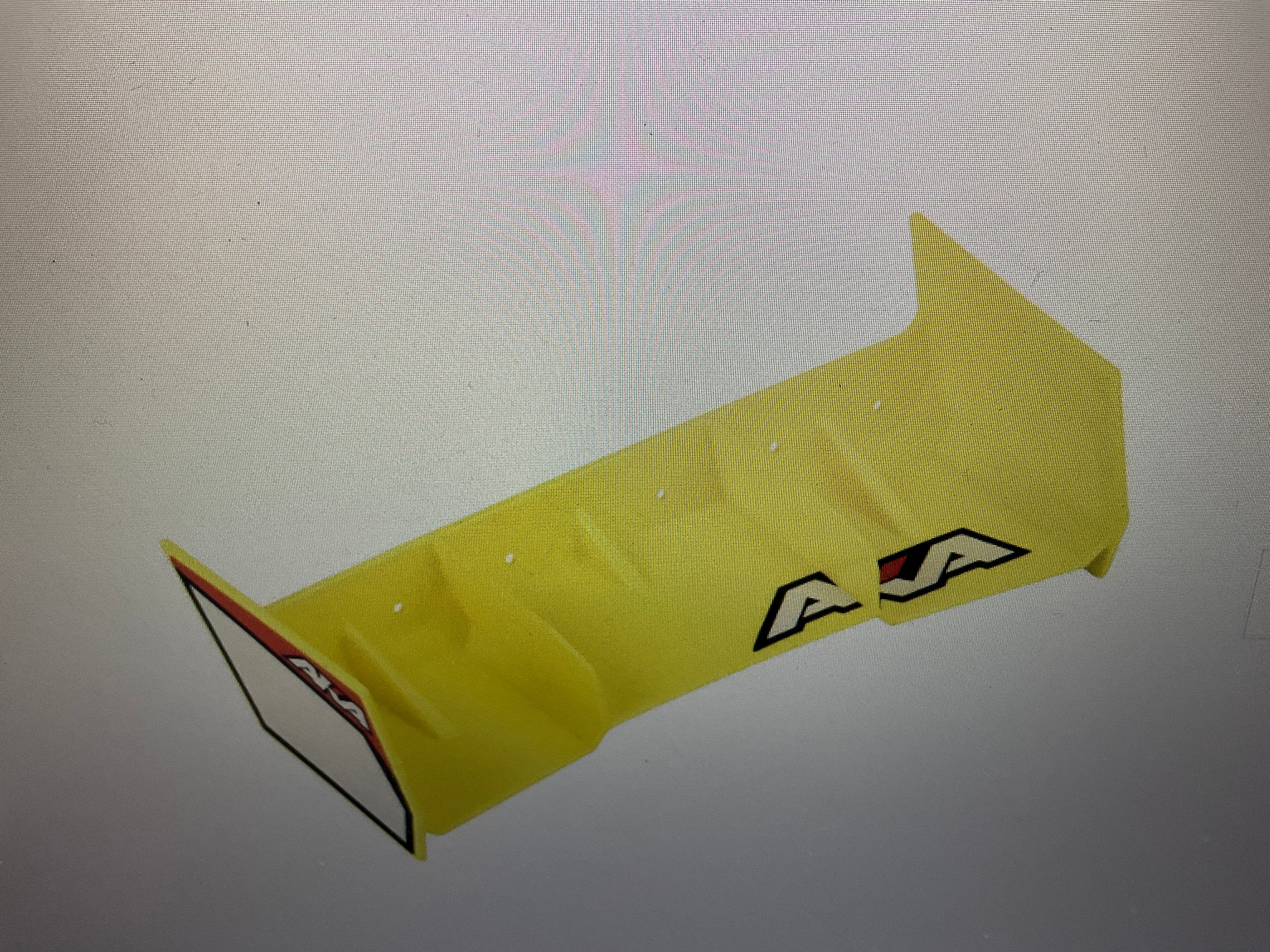 AKA PRODUCTS, INC. 1/8 Katana Wing for Buggy or Truggy, Yellow
