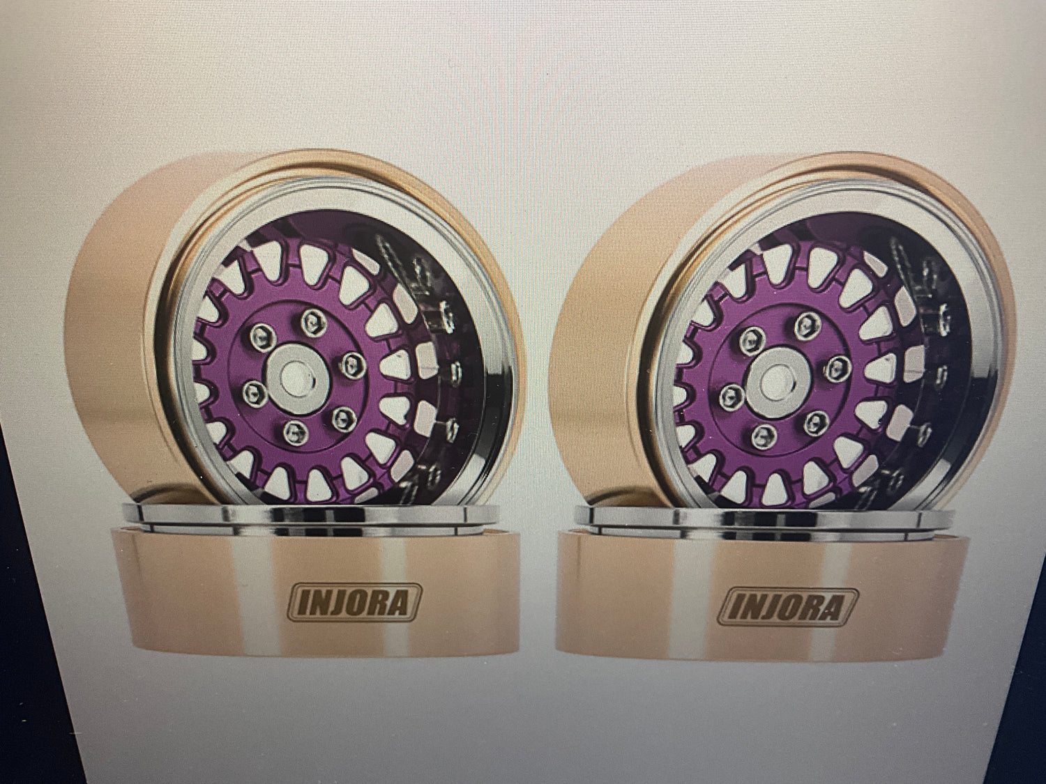 INJORA 1.3" ModuWheel -4.05mm Offset Wheels for Micro Crawlers(W1316)