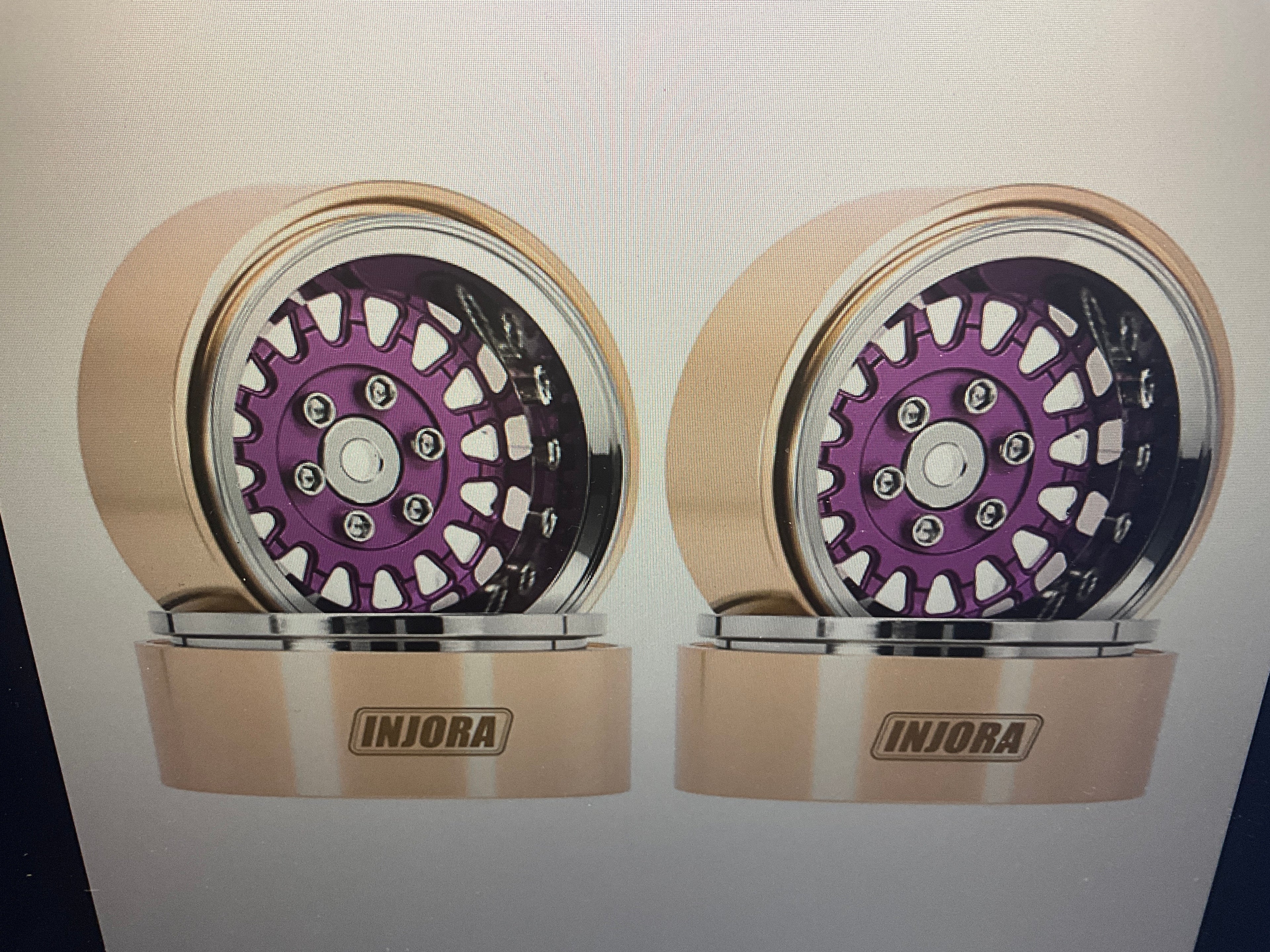 INJORA 1.3" ModuWheel -4.05mm Offset Wheels for Micro Crawlers(W1316)