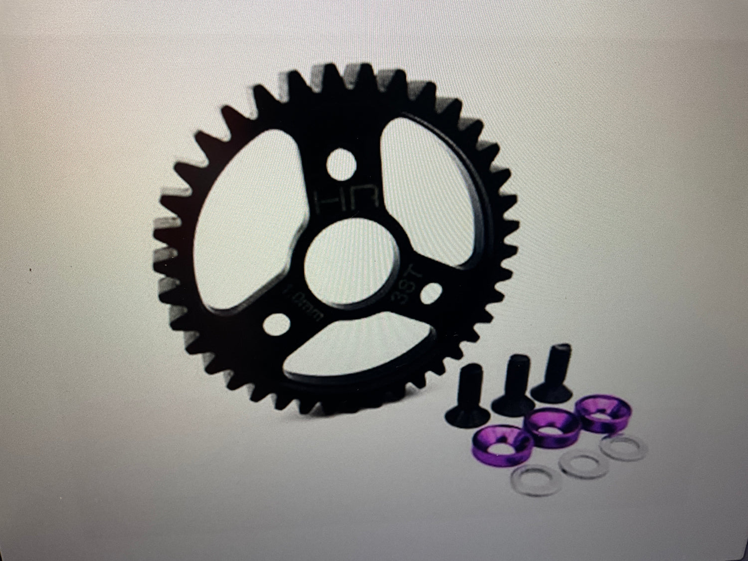 Hot Racing Heavy Duty Mod 1 Steel Spur Gear for Traxxas Revo 3.3 (38T)