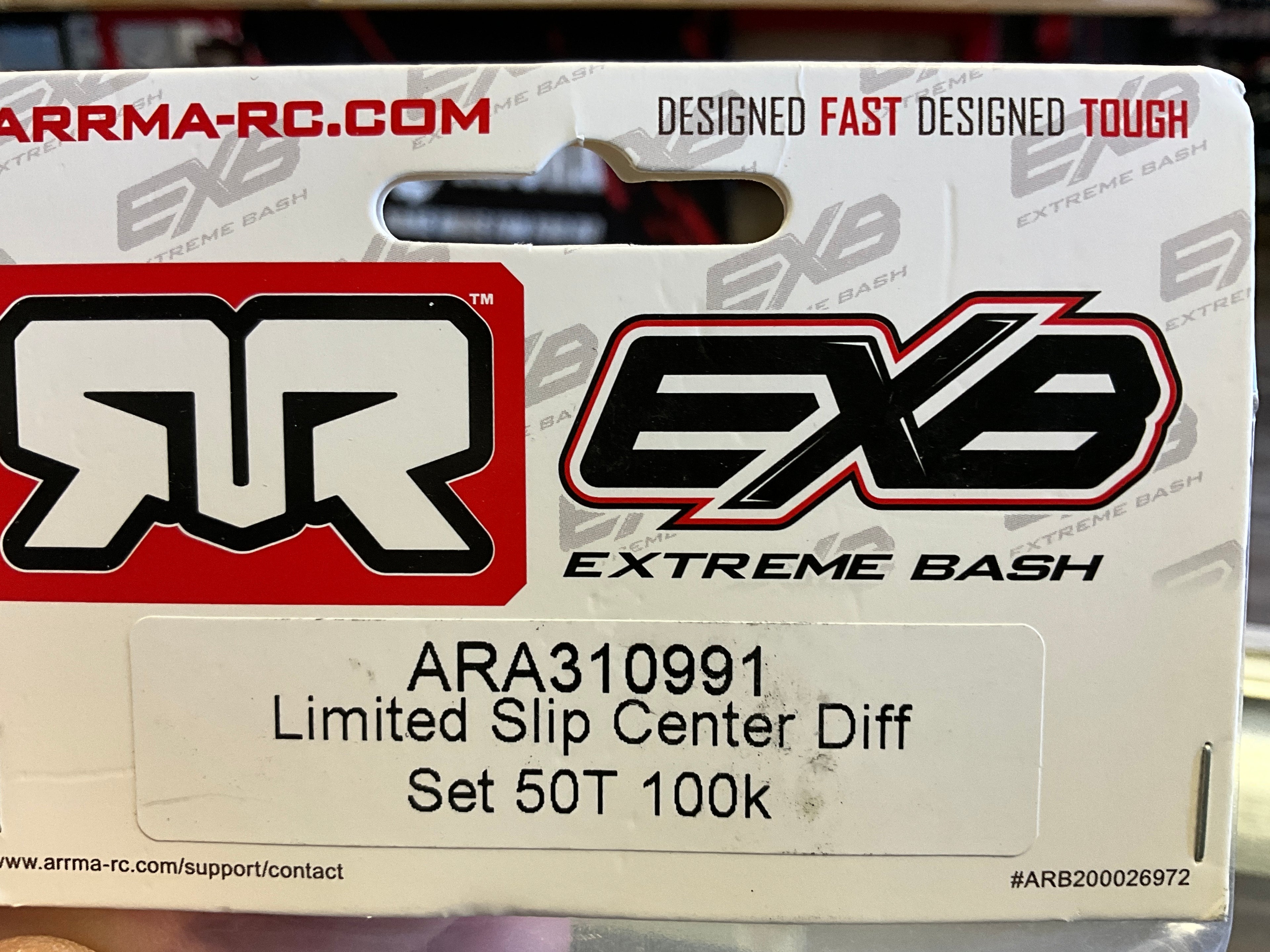 ARRMA Limited Slip Center Diff Set 50T 100k