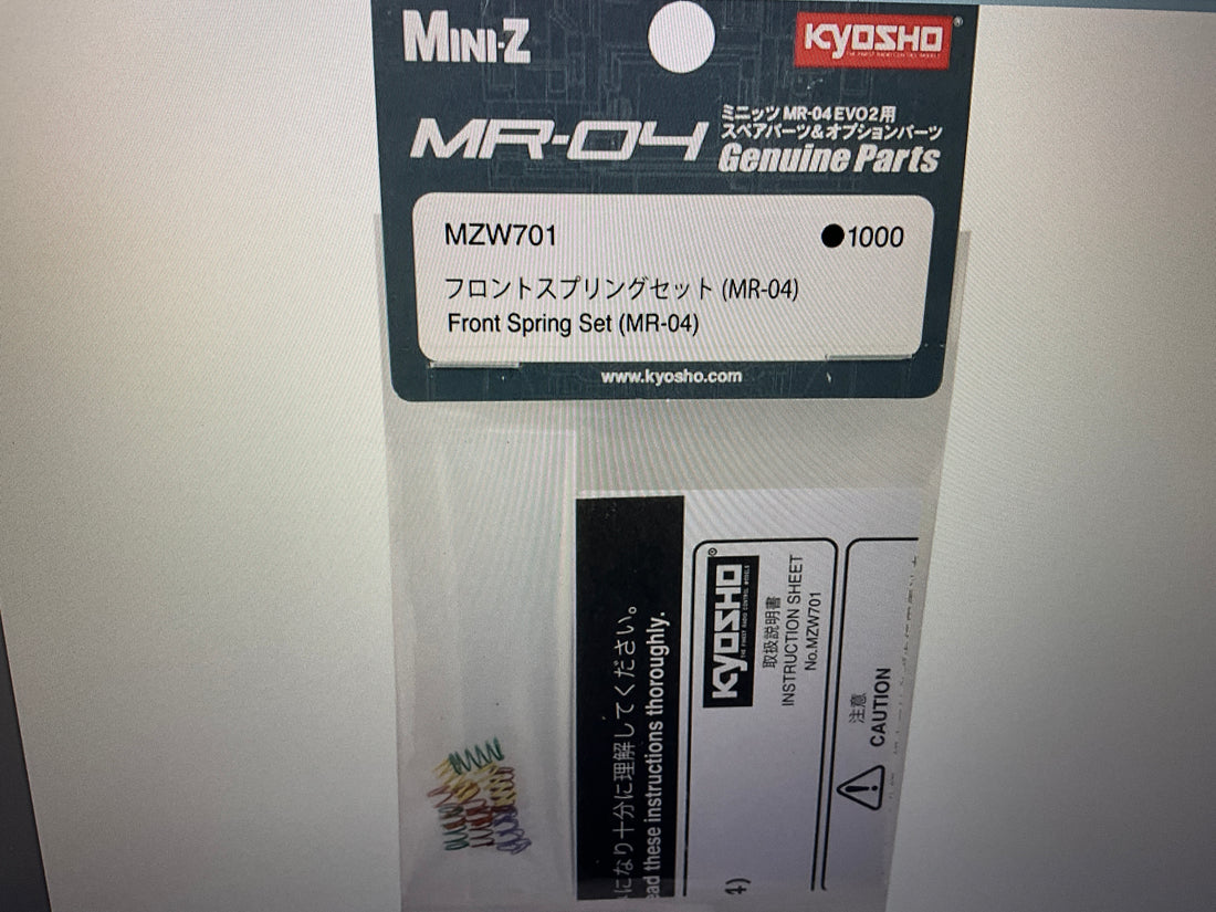 Kyosho Mini-Z MR-04 EVO2 Front Spring Set