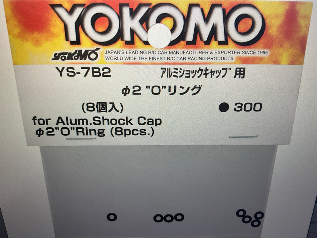 Yokomo 870C Super Dog Fighter 2mm Bleeder Screw O-Rings (8)