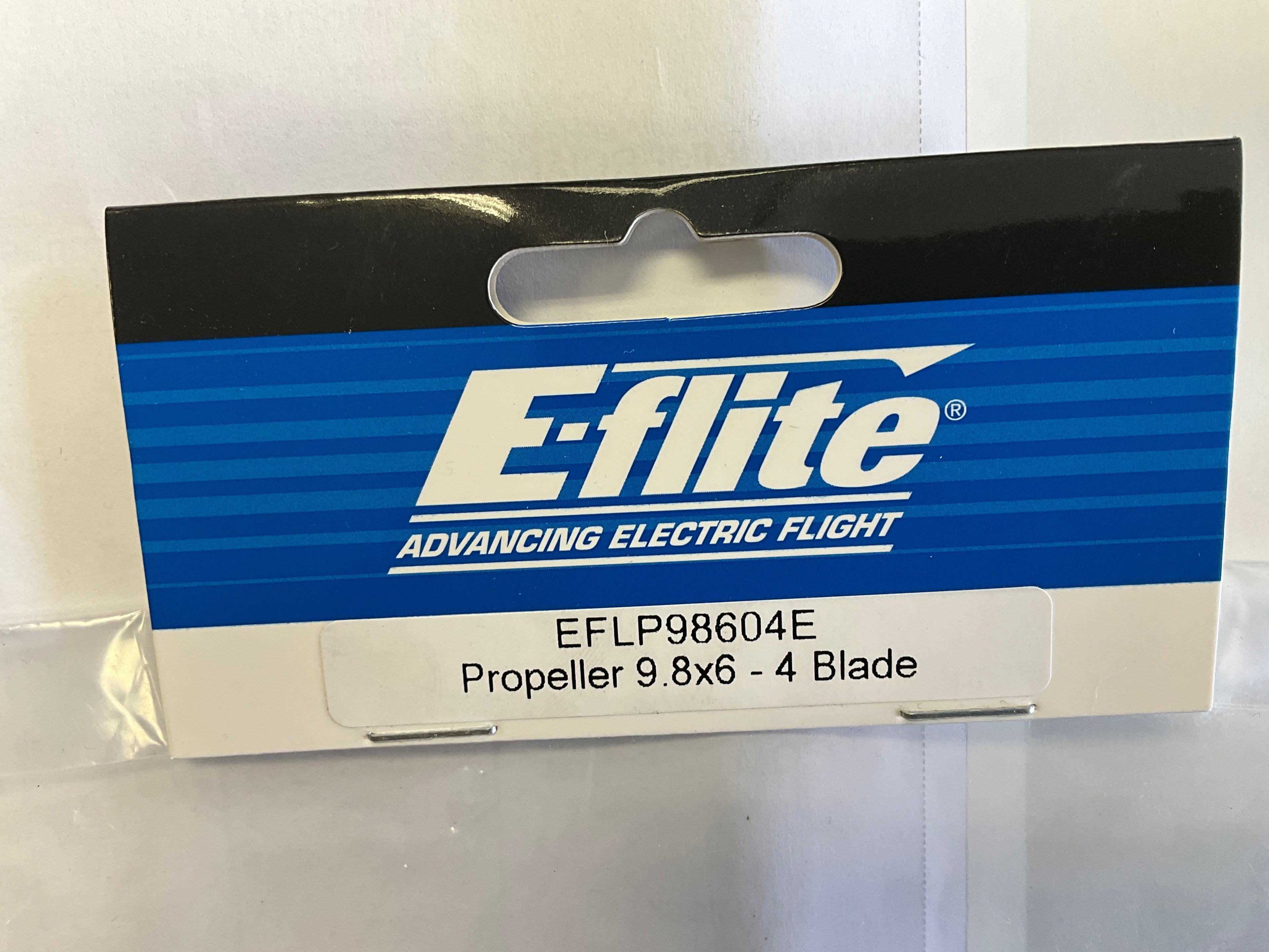 E-FLITE 4-Blade Propeller, 9.8 x 6