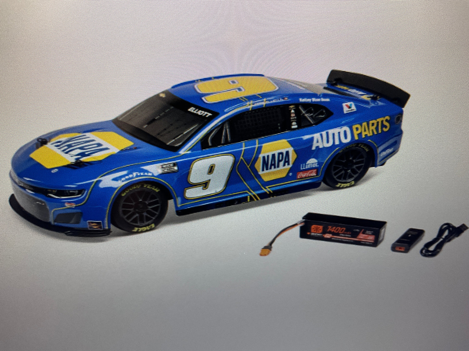1/12 Losi NASCAR 2025 Chase Elliott No. 9 NAPA (Battery &amp; Charger Included)