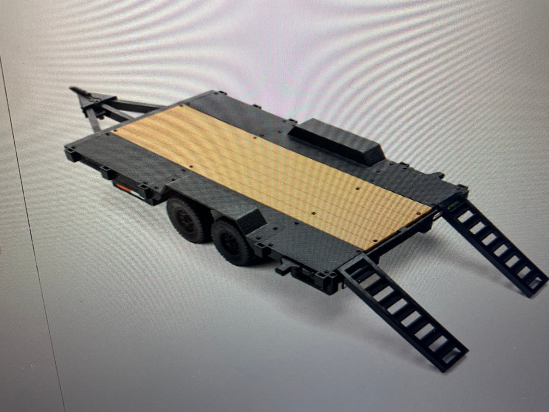 Axial 1/10 SCX10 Flat Bed Vehicle Trailer