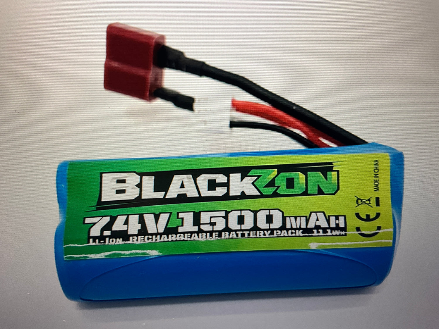 Battery Pack (Li-ion 7.4V, 1500mAh), w/T-Plug, Smyter