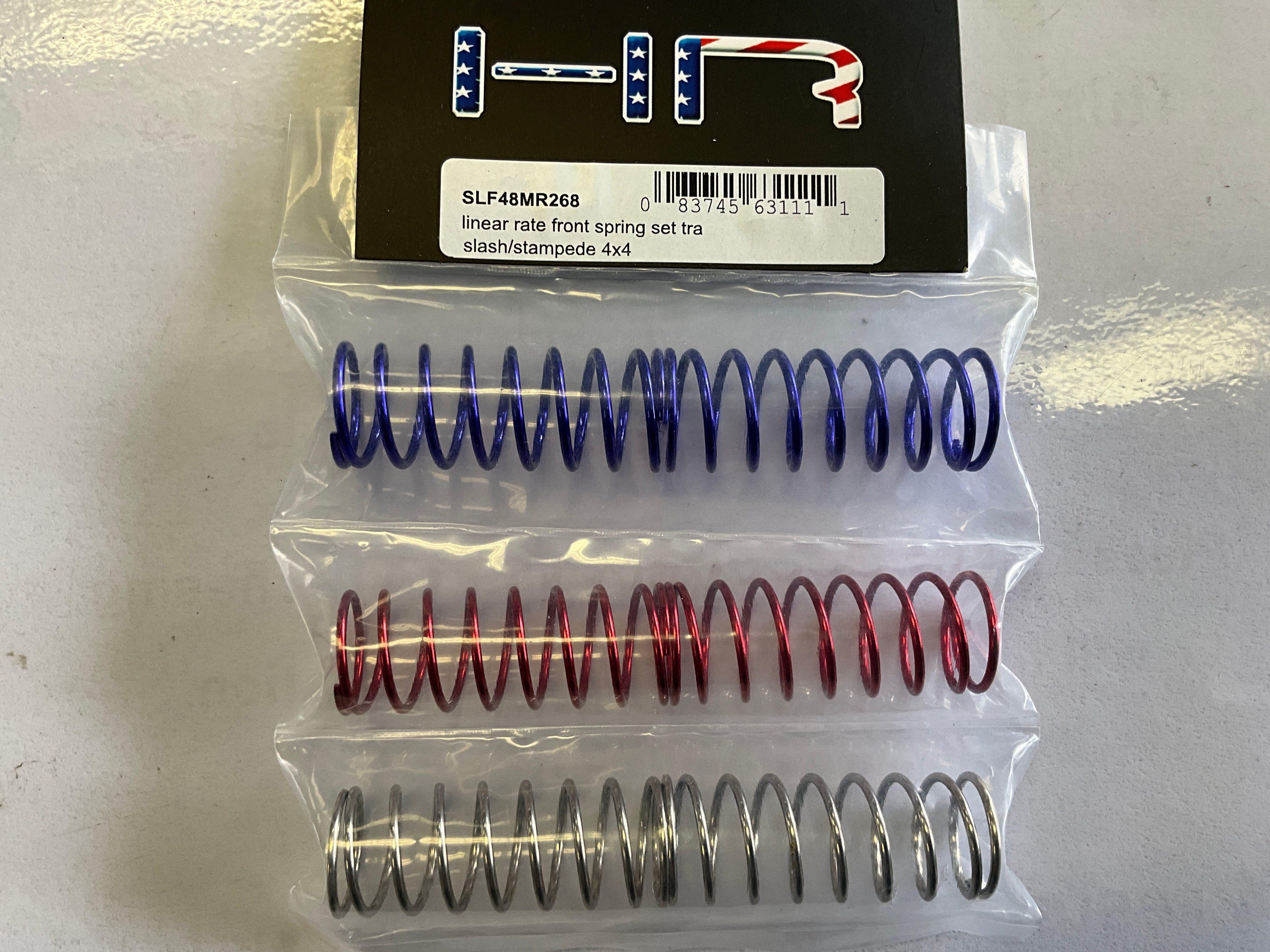Hot Racing Linear Rate Front Spring Set for Traxxas Slash/Stampede (3)