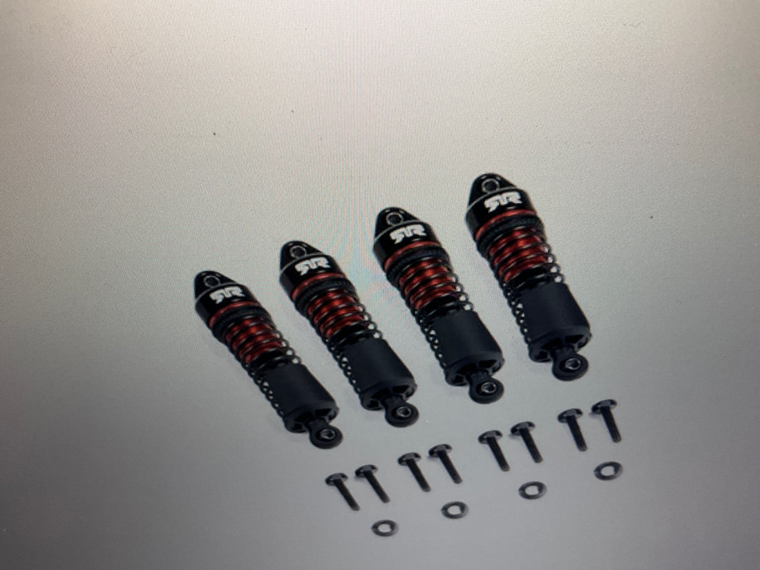 ARRMA Aluminum Shock Set, 58mm Length, 300cSt Oil (4): GROM