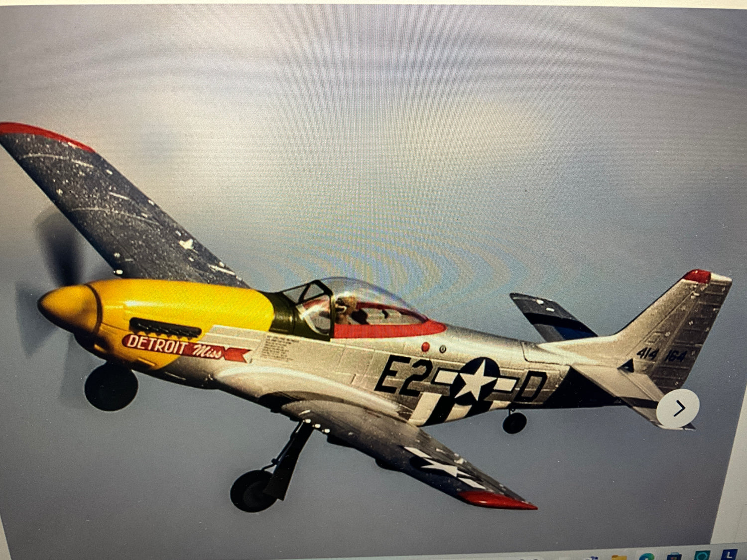 E-FLITE UMX P-51D Mustang “Detroit Miss” BNF Basic with AS3X and SAFE Select