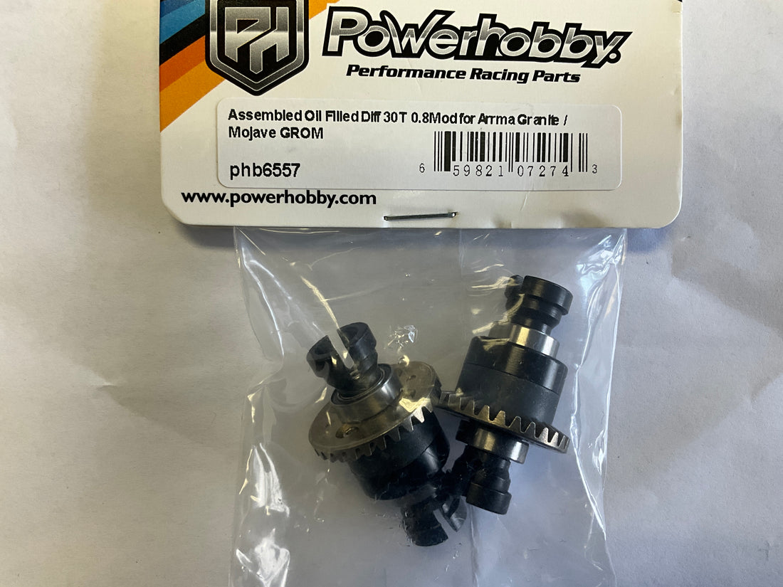 Powerhobby Assembled Oil Filled Diff 30T 0.8Mod for Arrma Granite / Mojave GROM