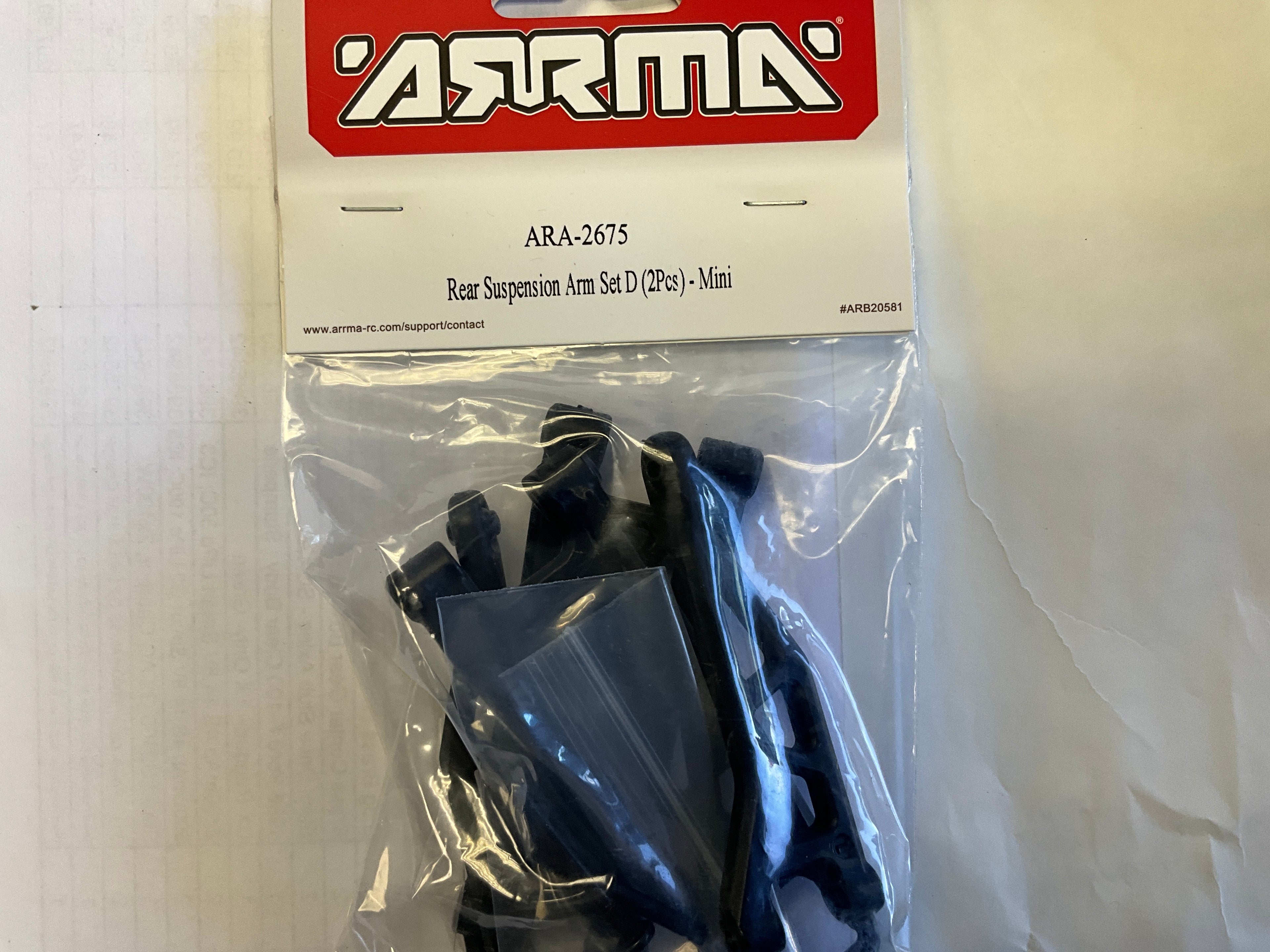 ARRMA Rear Suspension Arm Set D (2): MINI KRATON