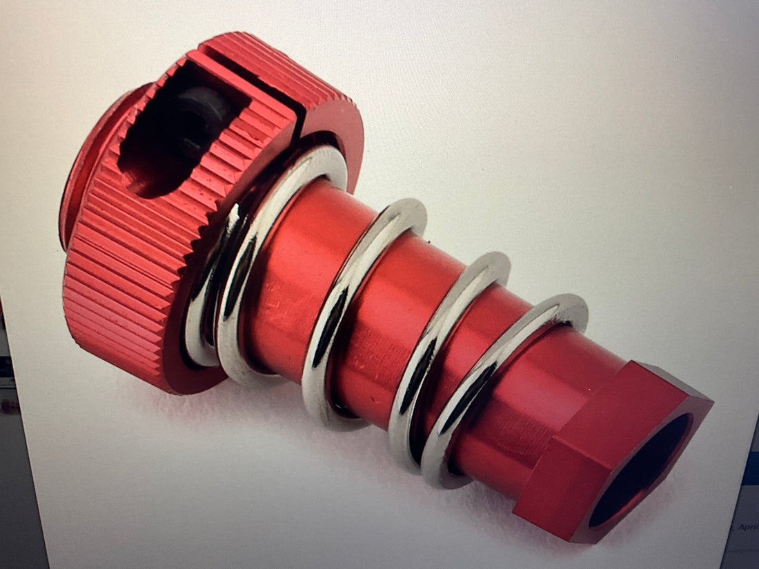Hot Racing Arrma 1/8 Servo Saver Tube w/Clamping Nut Set (Red)