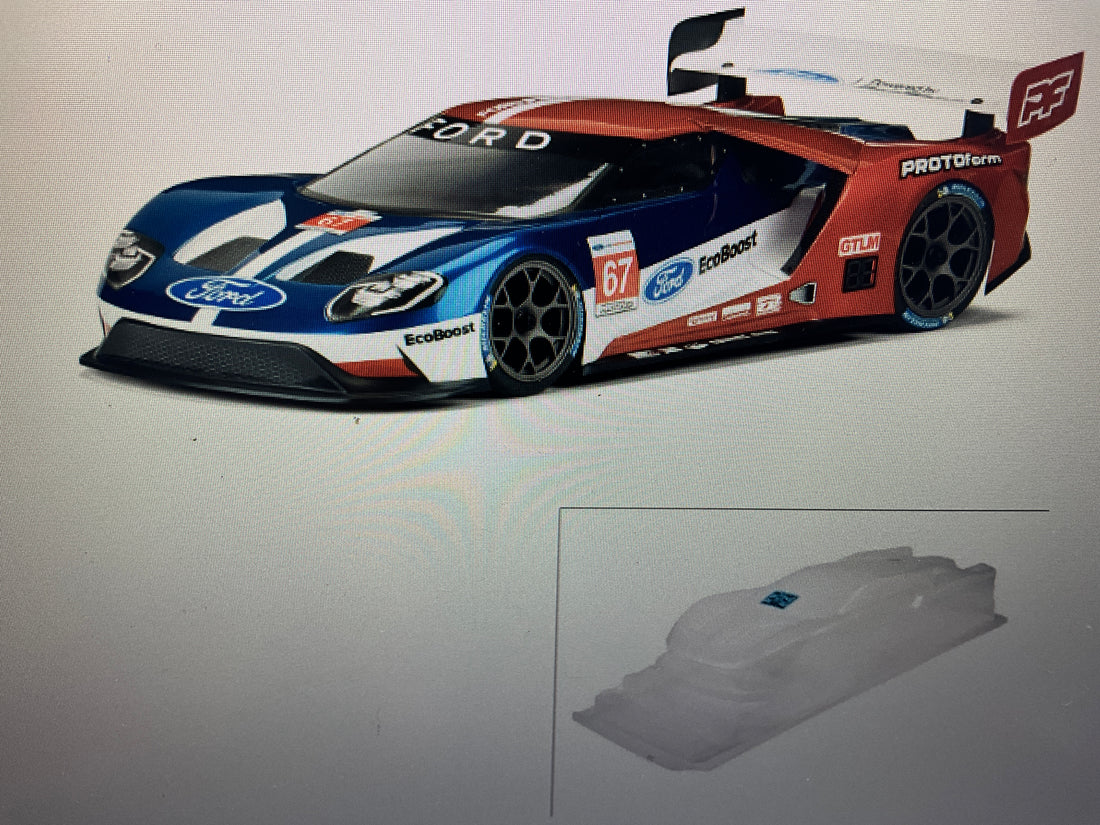 PROTOFORM 1/10 Ford GT LW Clear Body: 190mm Touring Car with LP shock towers