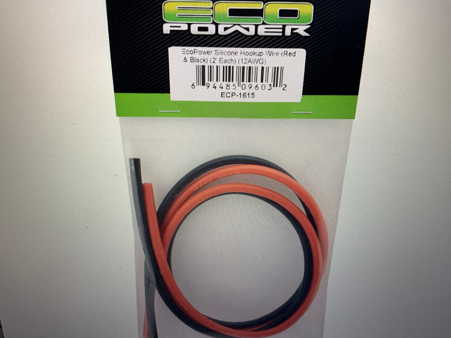 EcoPower Silicone Hookup Wires (Red &amp; Black) (2) (12AWG)