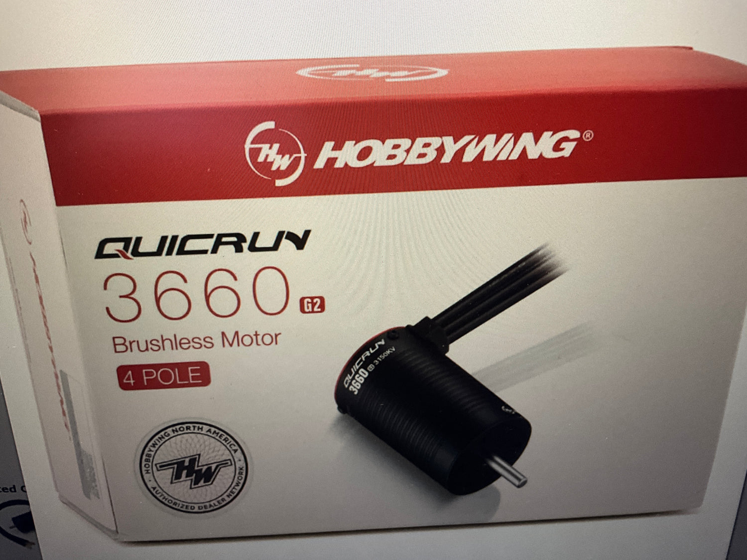 Hobbywing QuicRun 3660SL G2 Sensorless Brushless Motor (3700kV)