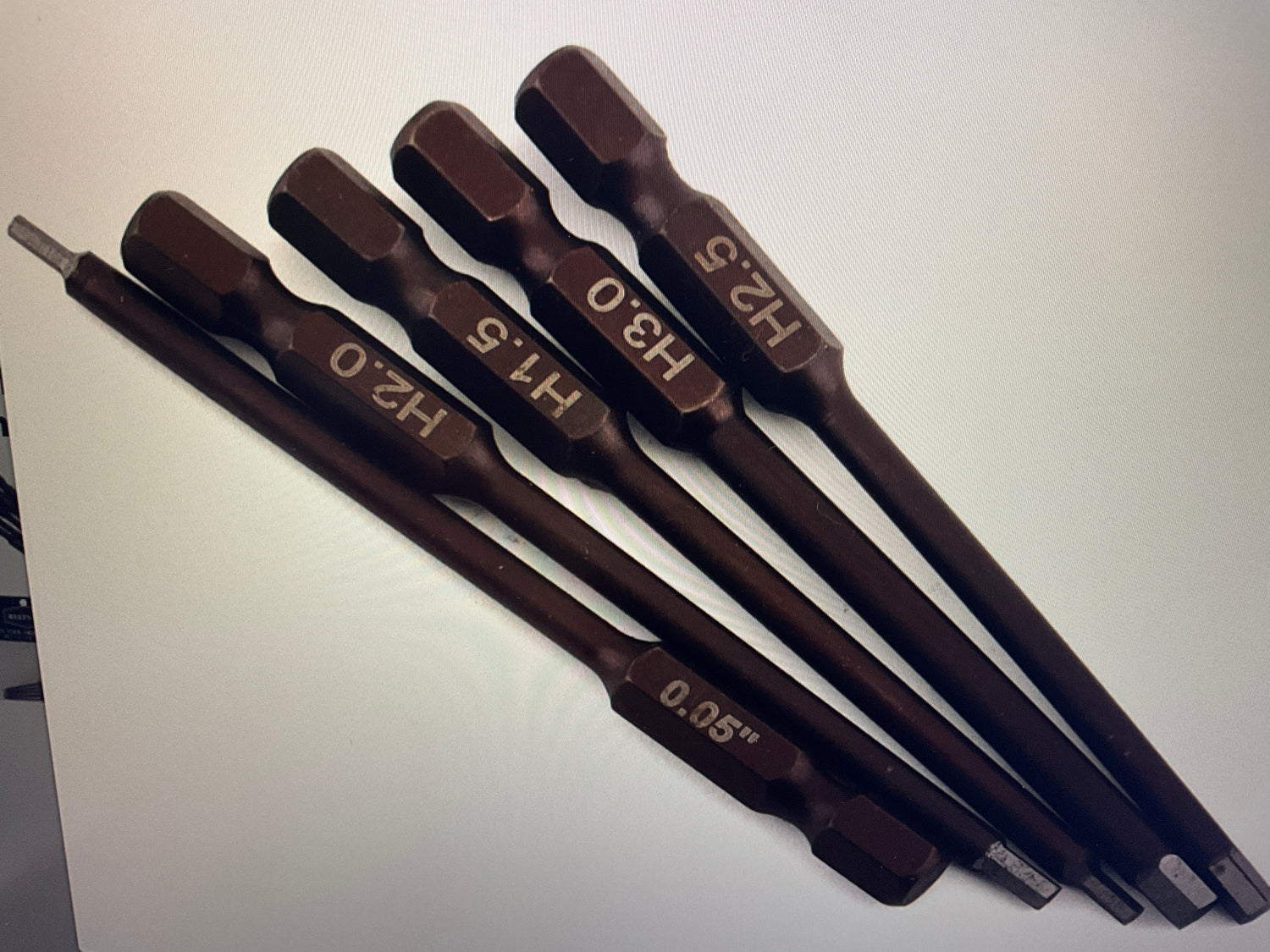 Reefs RC Multitool Metric Hex Driver Bits (5) (5mm Drive)