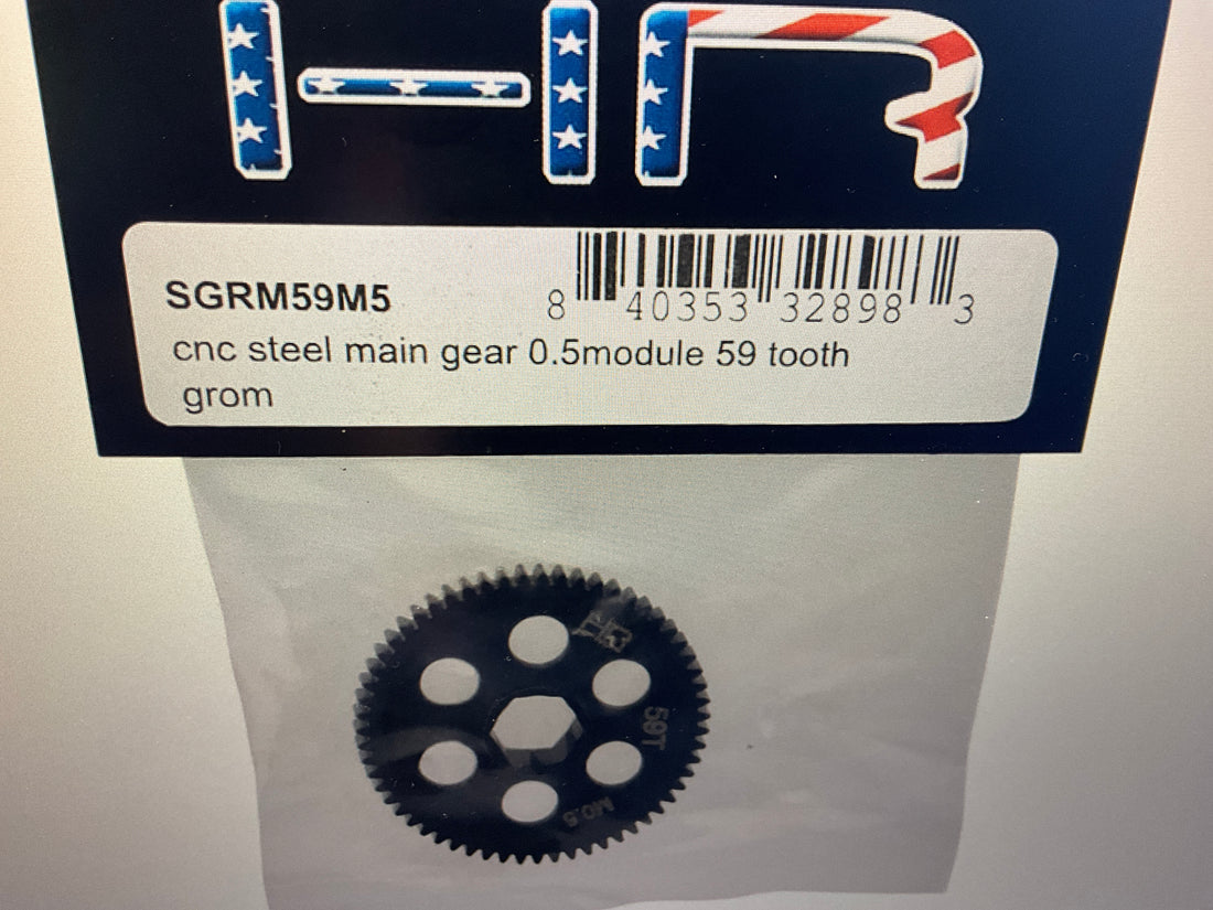 Hot Racing Arrma Grom Mod 0.5 Steel Speed Run Spur Gear (59T)