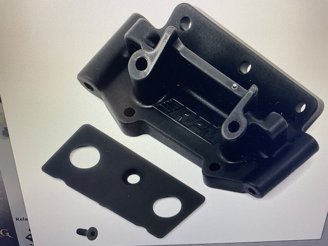 RPM Front Bulkhead for Traxxas 2WD (Black)