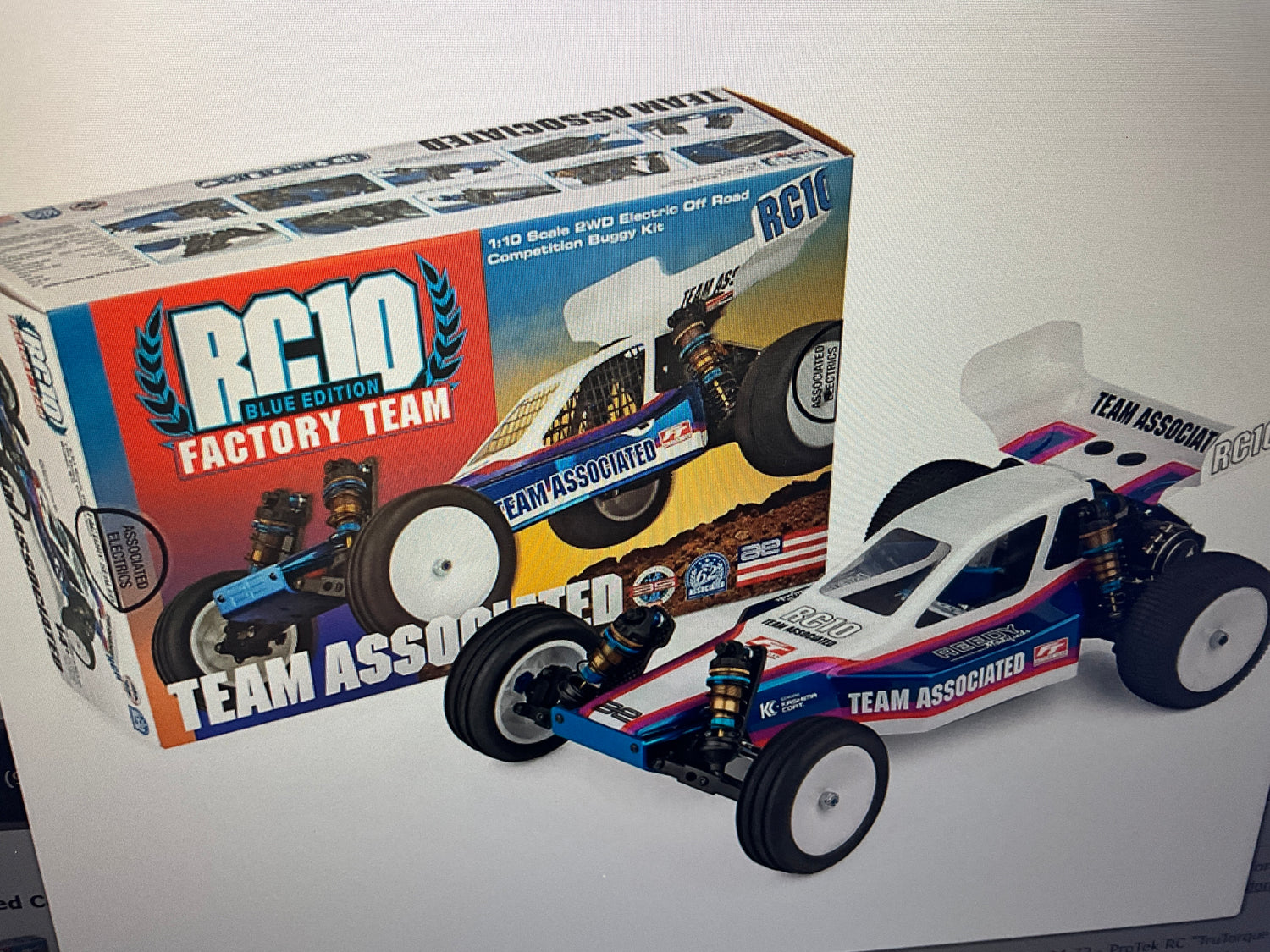 Team Associated RC10 Factory Team "Blue" 1/10 Electric 2WD Buggy Kit (Limited Edition)