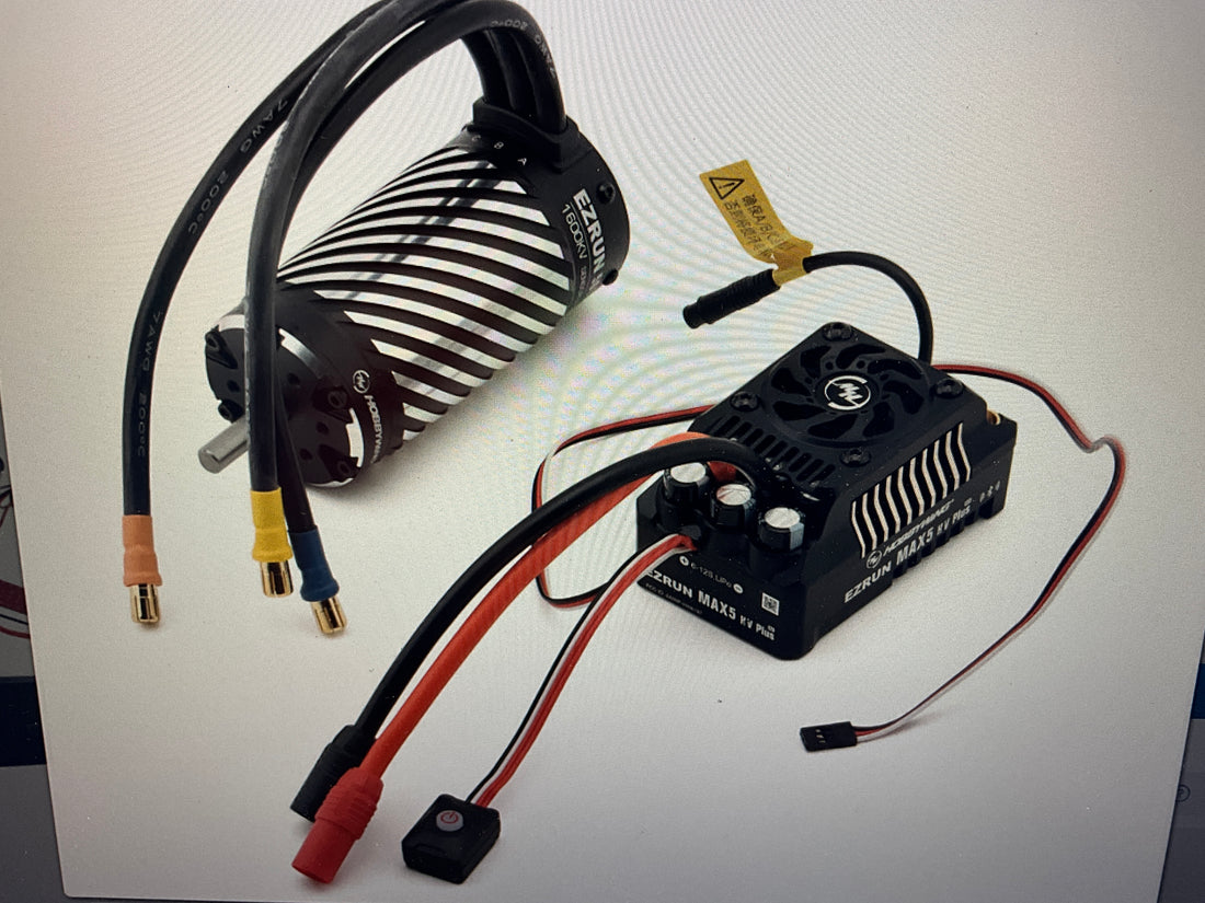 Hobbywing EZRun MAX5 HV Plus G2 Sensored Brushless ESC &amp; Motor Combo w/56118SL (1600kV)