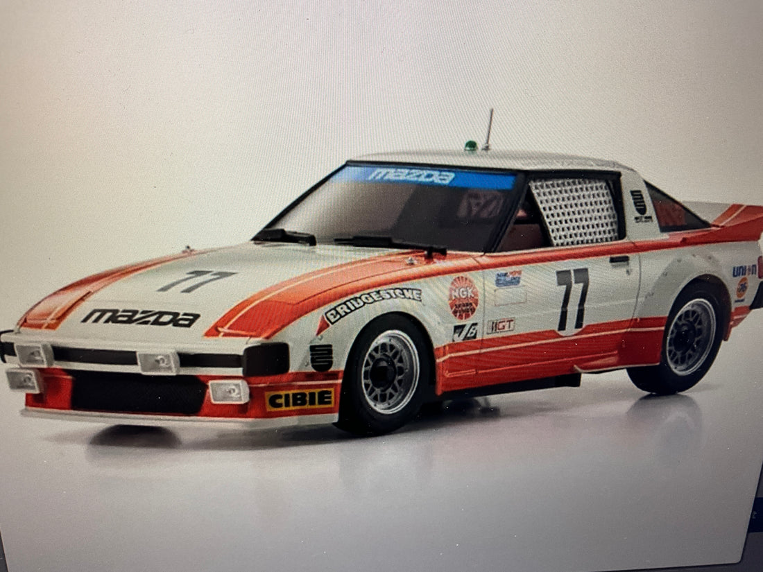 Kyosho MR-04 RWD Mini-Z Readyset w/1979 Mazda Savanna RX-7 (Red/White) w/KT-531P 2.4GHz Radio