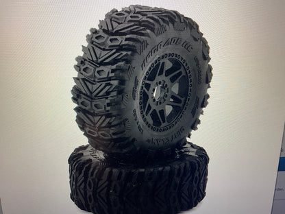 UpGrade RC Dirt Claw SC 2.2/3.0" Pre-Mounted BELTED Short Course Truck Tires (2) (17mm/14mm/12mm Hex)