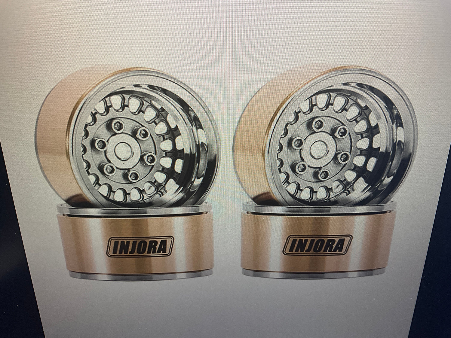 INJORA 1.0" ModuWheel -4.4mm Offset Wheels for Micro Crawlers (MW1016)