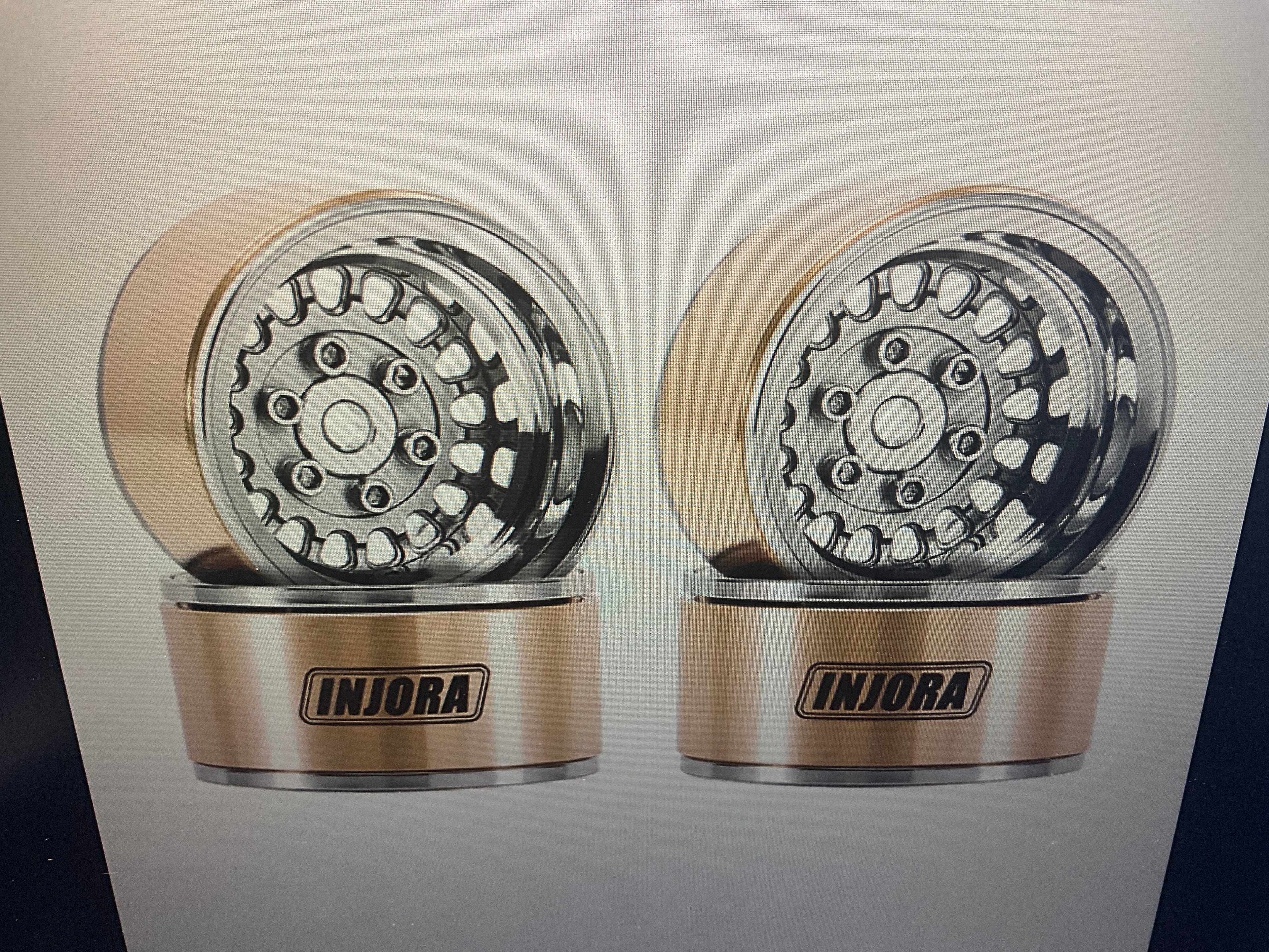 INJORA 1.0" ModuWheel -4.4mm Offset Wheels for Micro Crawlers (MW1016)