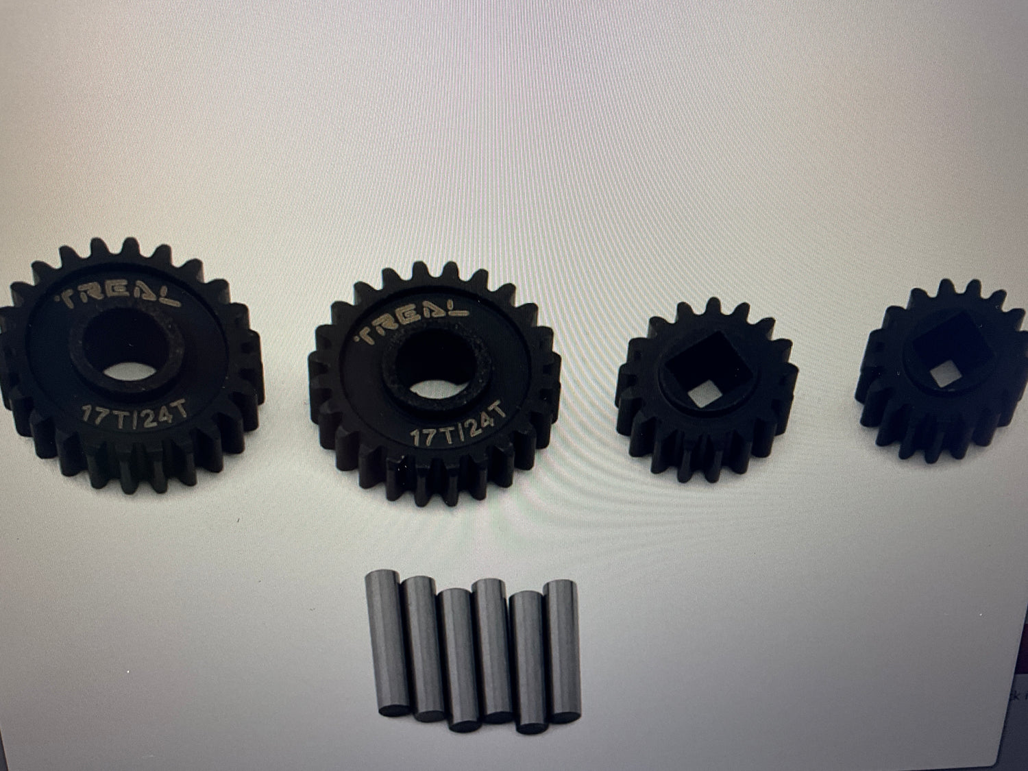Treal Hobby Axial UTB18 Hardened Steel Overdrive Portal Gears (17T/24T) (21% Overdrive)