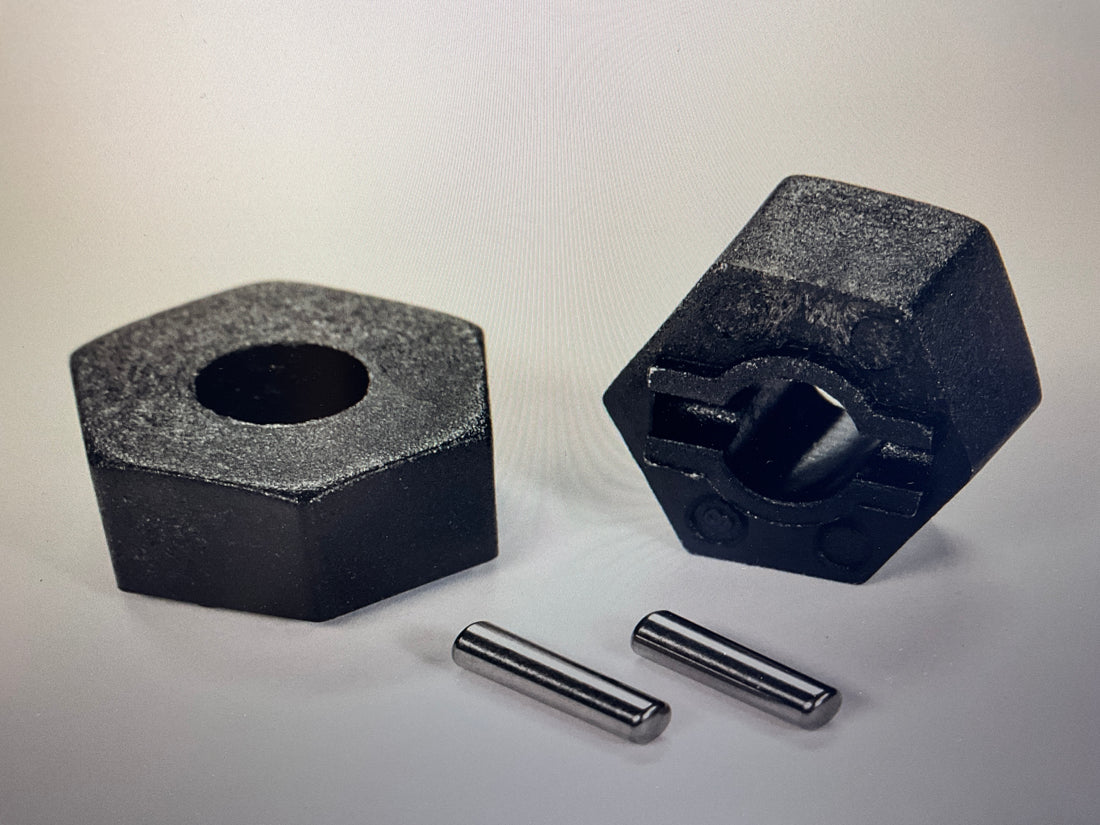 12 mm Hex Wheel Hubs (2)