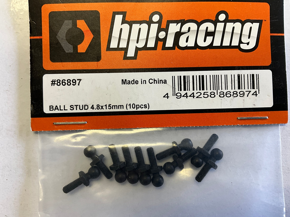 HPI Ball Stud, 4.8X15mm, (10pcs), RS4, Sport 3