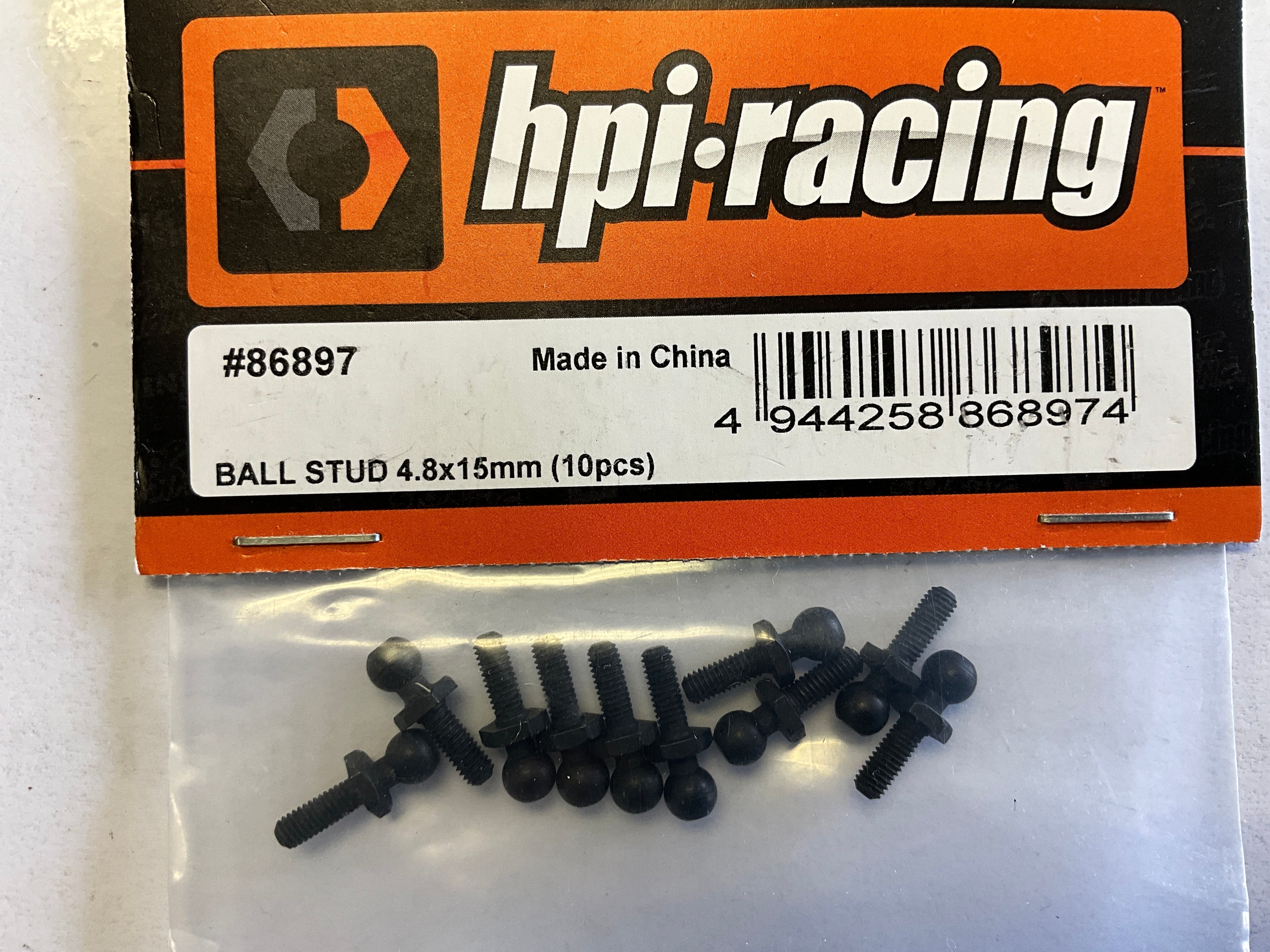 HPI Ball Stud, 4.8X15mm, (10pcs), RS4, Sport 3