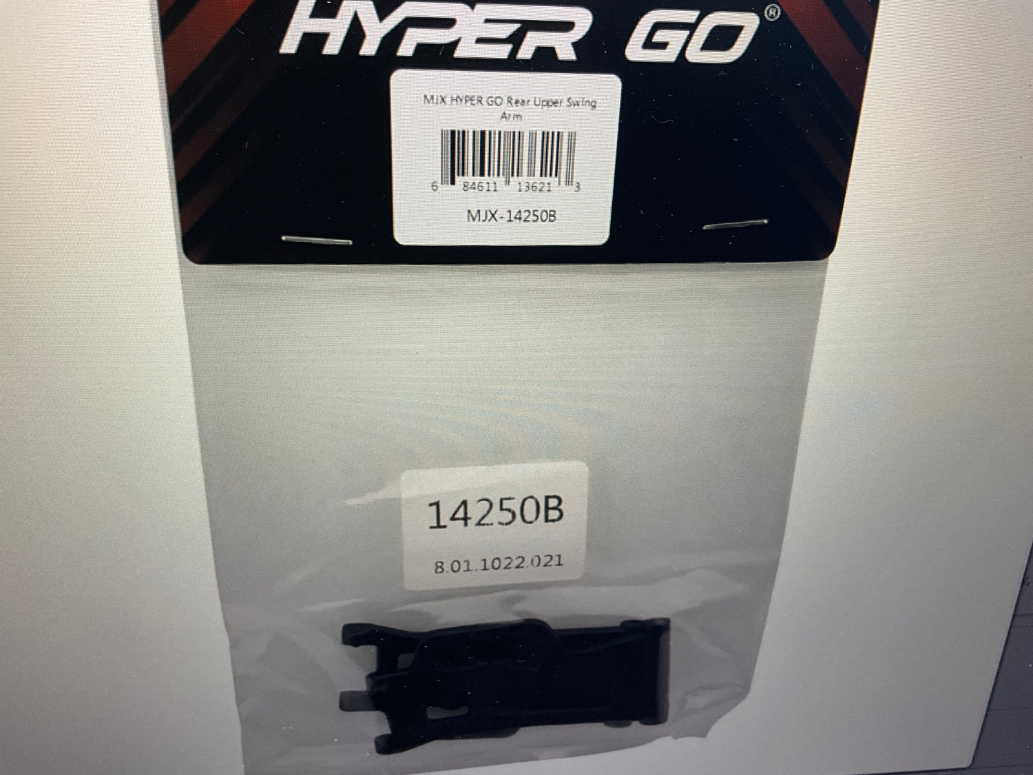 MJX HYPER GO 14209/14210 Rear Lower Swing Arm (2)