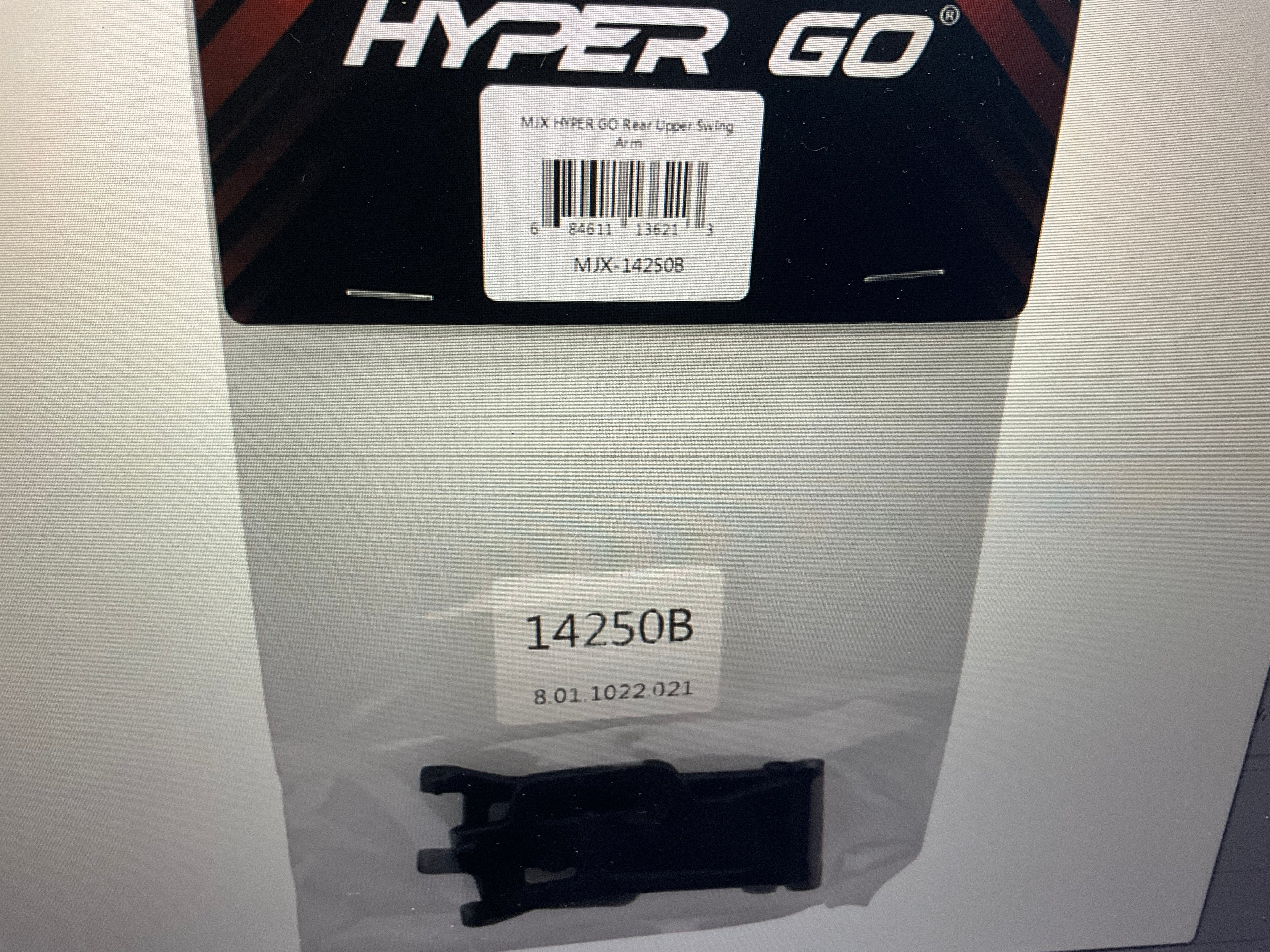 MJX HYPER GO 14209/14210 Rear Lower Swing Arm (2)