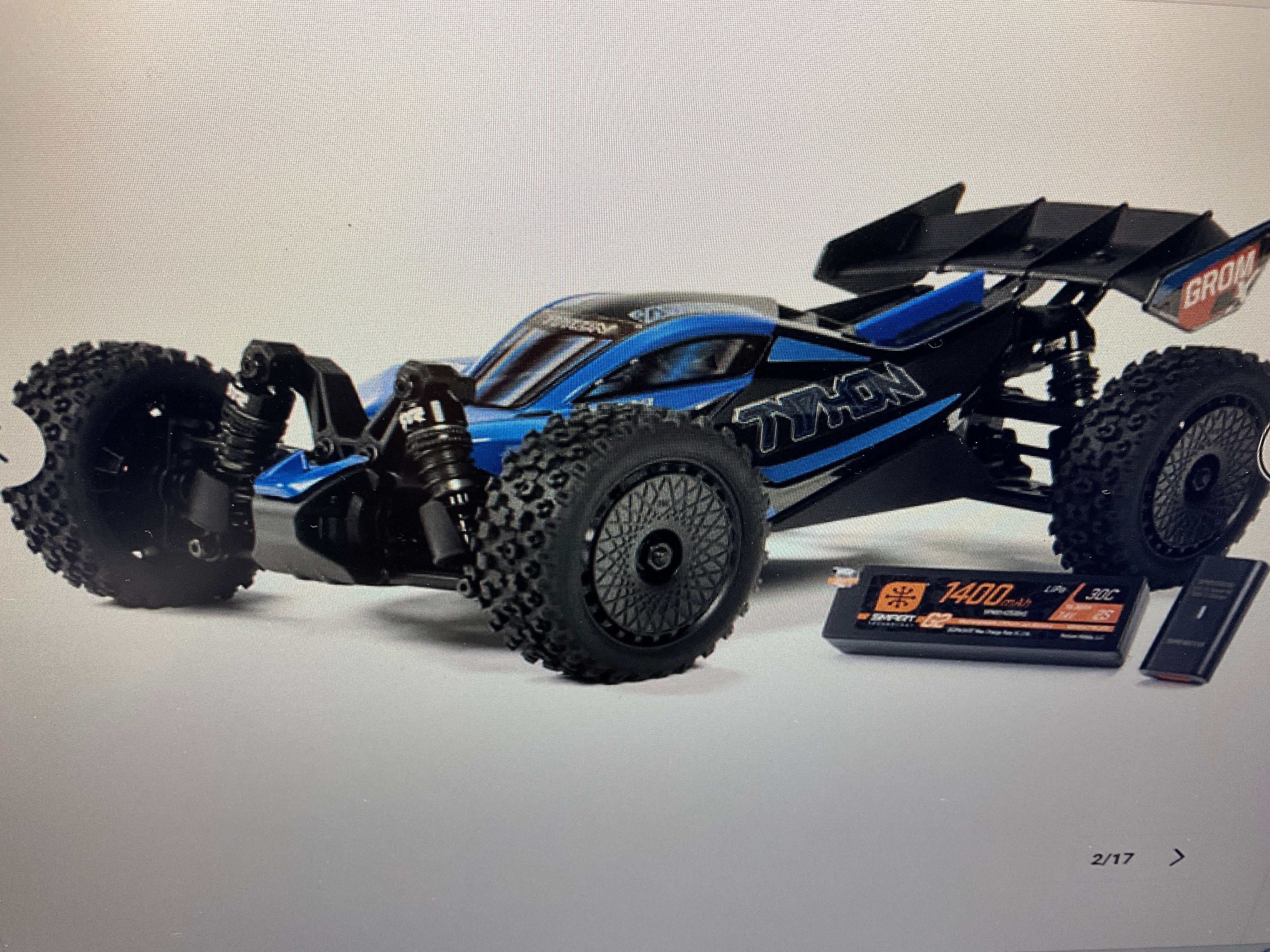 TYPHON GROM 223S BLX Brushless 4X4 Small Scale Buggy RTR with DSC (Battery &amp; Charger included)