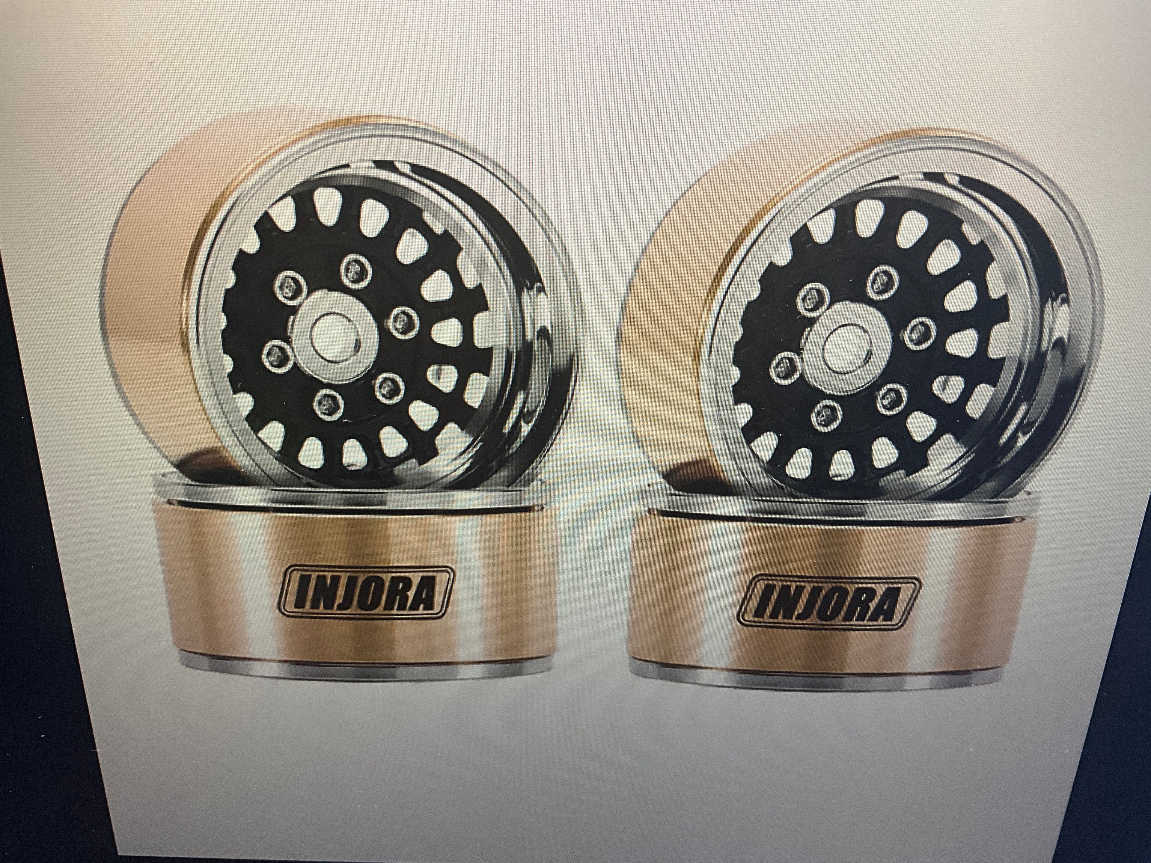 INJORA 1.0" ModuWheel -4.4mm Offset Wheels for Micro Crawlers (MW1016)