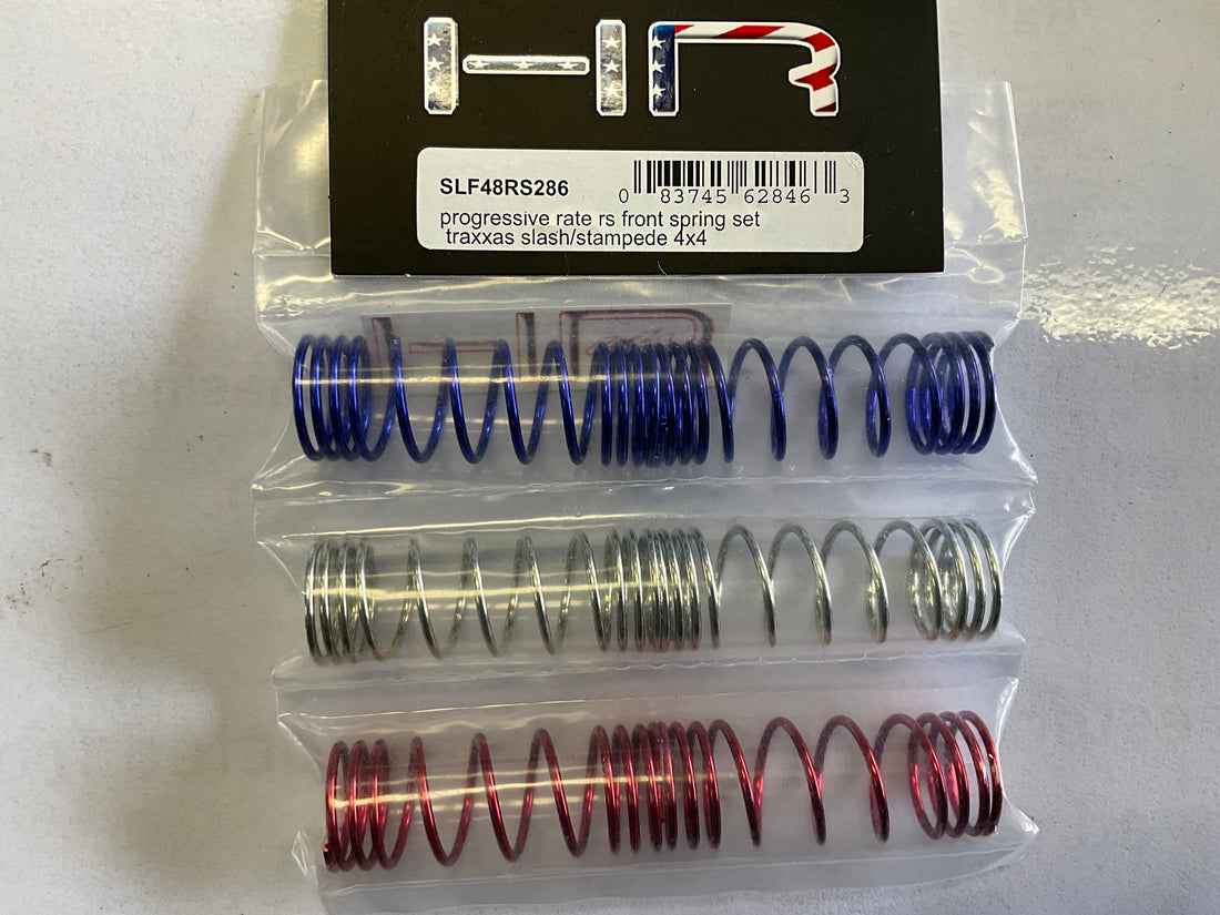 Hot Racing Progressive Rate Front Spring Set for Traxxas Slash 4x4