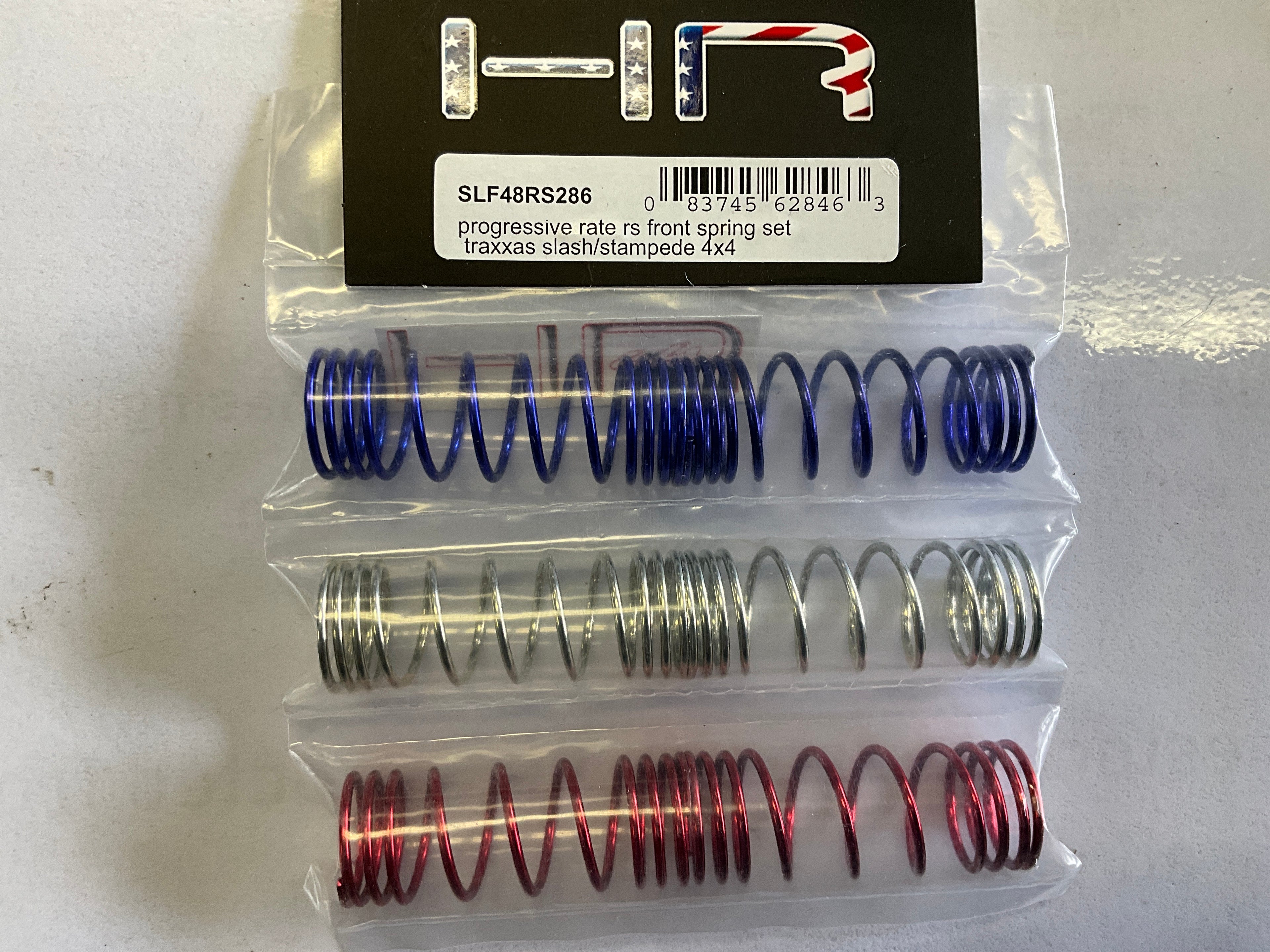 Hot Racing Progressive Rate Front Spring Set for Traxxas Slash 4x4