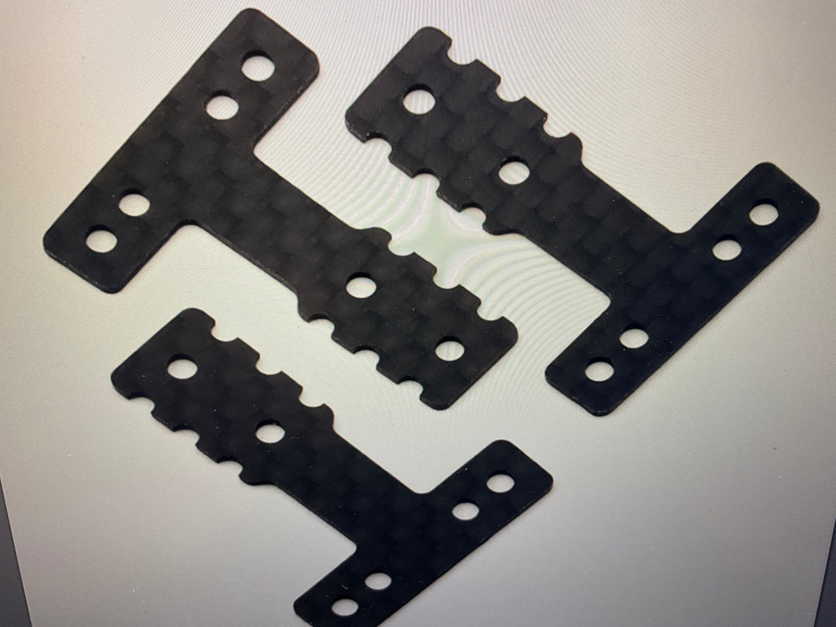 Kyosho Mini-Z MR-04 MM/LM Carbon Fiber Rear Suspension Plates Set (Soft) (MM/LM/MM2)