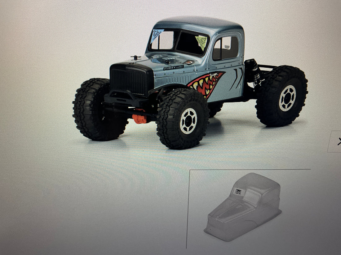 PROLINE 1/10 Comp Wagon Cab-Only Clear Body 12.3&quot; (313mm) Wheelbase Crawlers