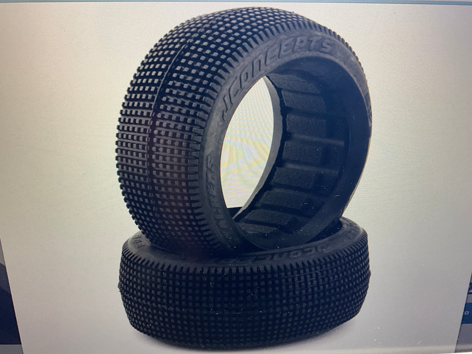 JConcepts Stalkers 1/8 Buggy Tire (2) (Blue)