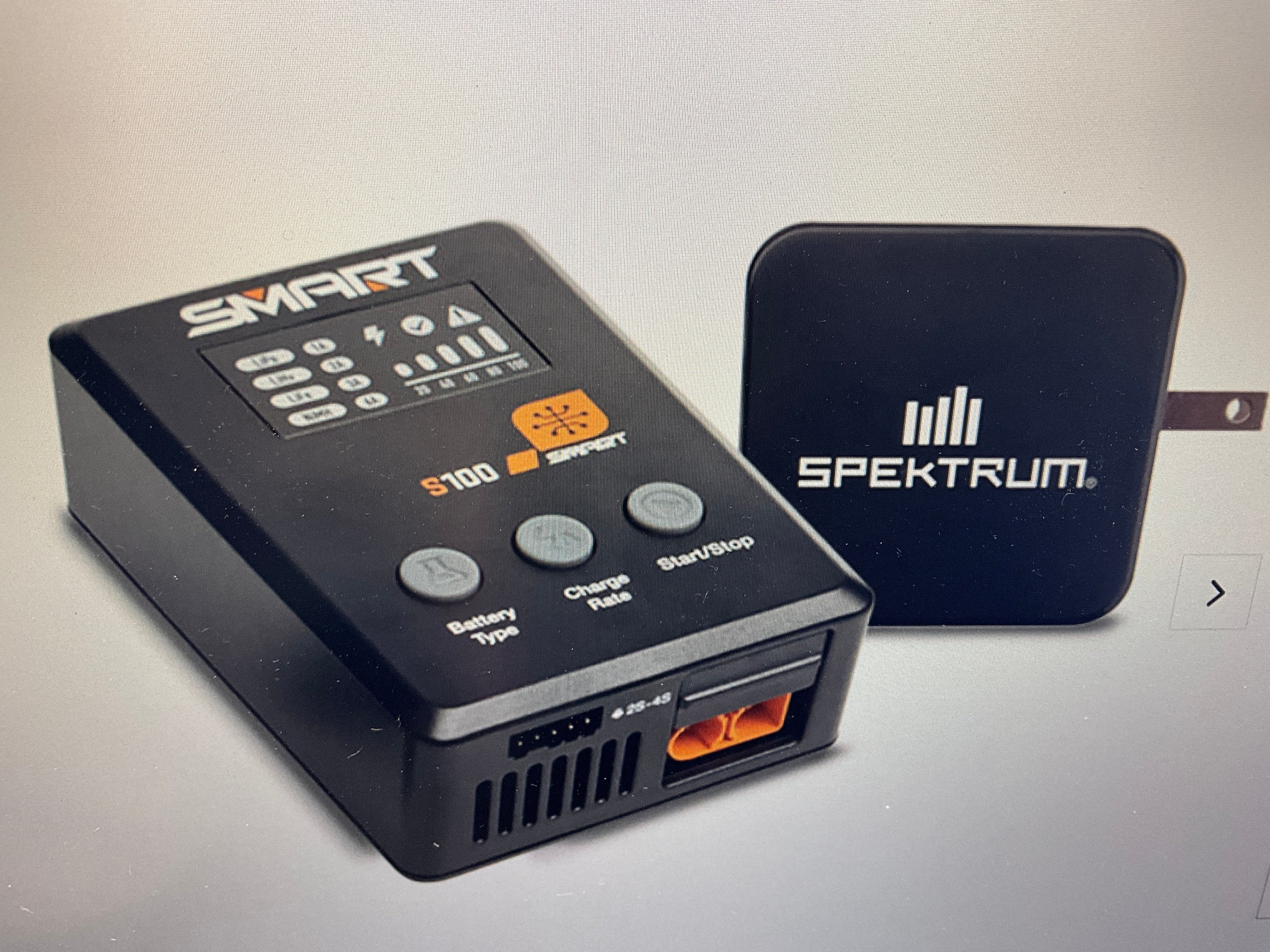 SPEKTRUM S100 1x100W USB-C Smart Charger, 65W USB-C GaN Power Supply Combo