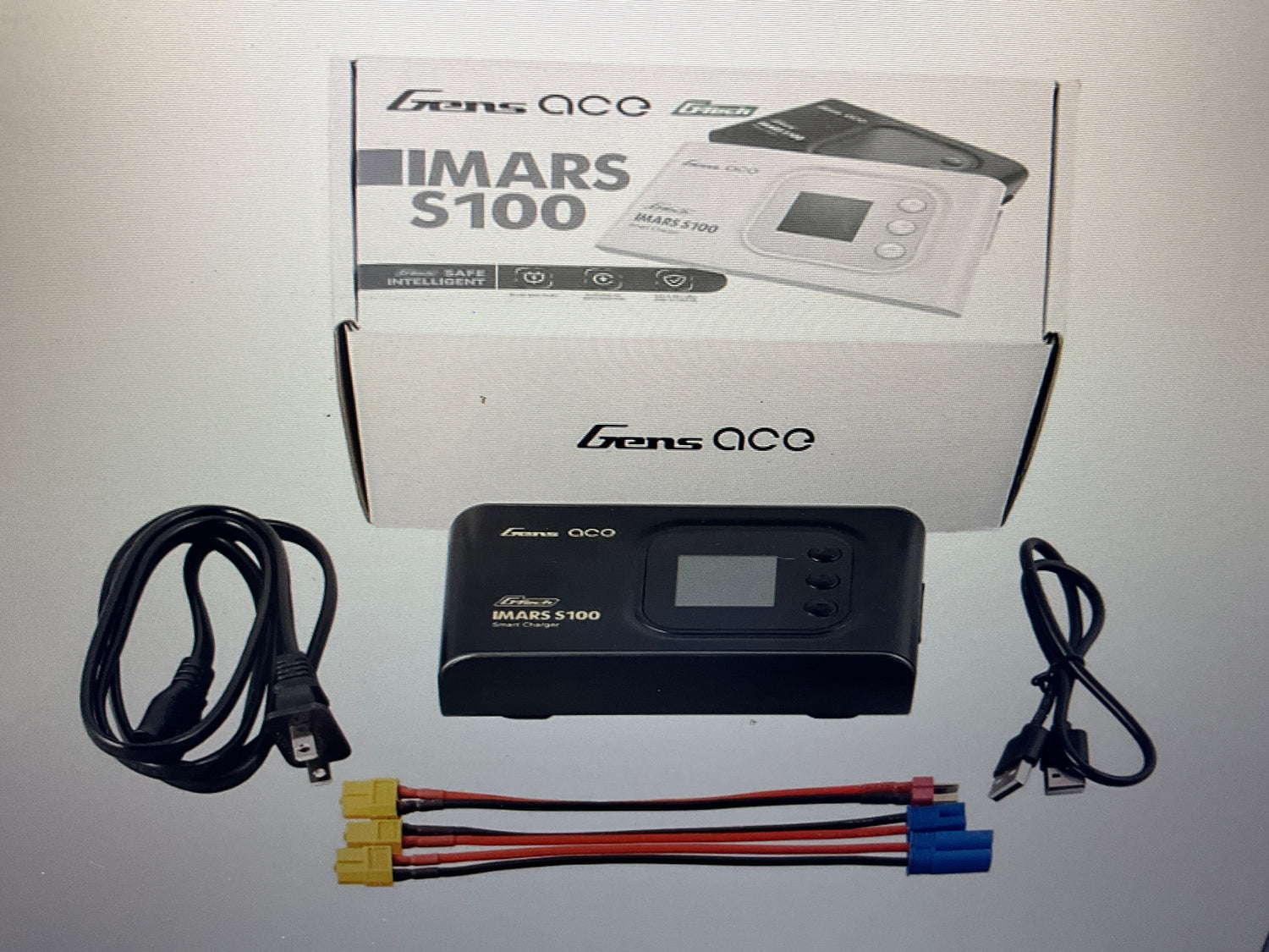 Gens Ace IMars S100 G-Tech Smart AC Balance Battery Charger (6S/10A/100W) (Black)