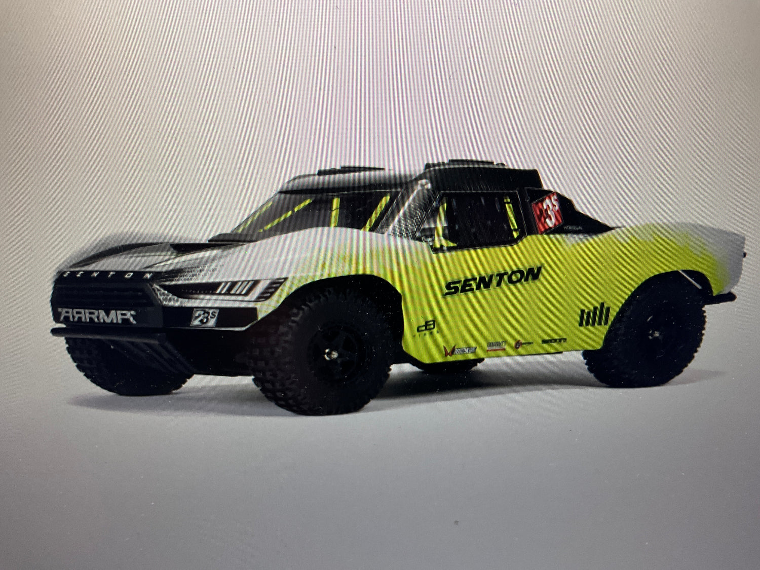 ARRMA 1/10 SENTON 223S DSC 4X4 RTR Brushless Short Course Truck, Yellow