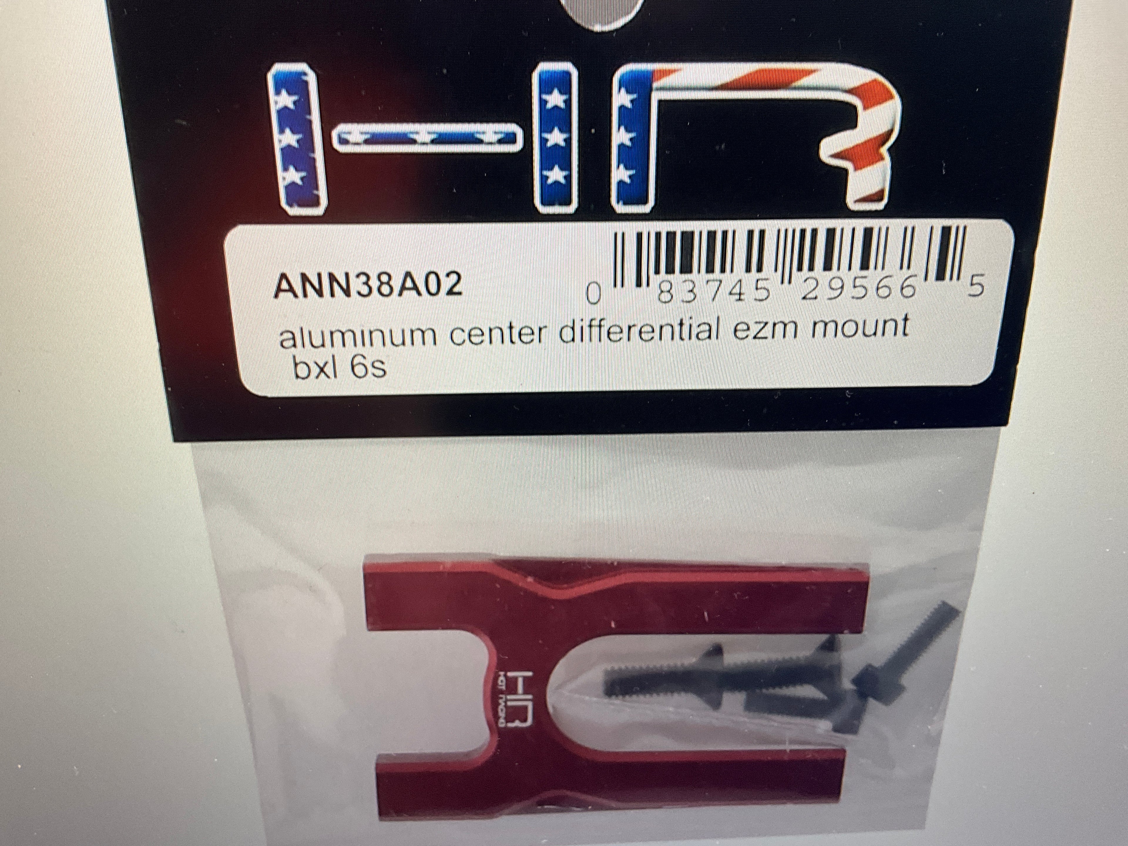 Hot Racing Arrma Aluminum Center Differential EZM Mount 6S