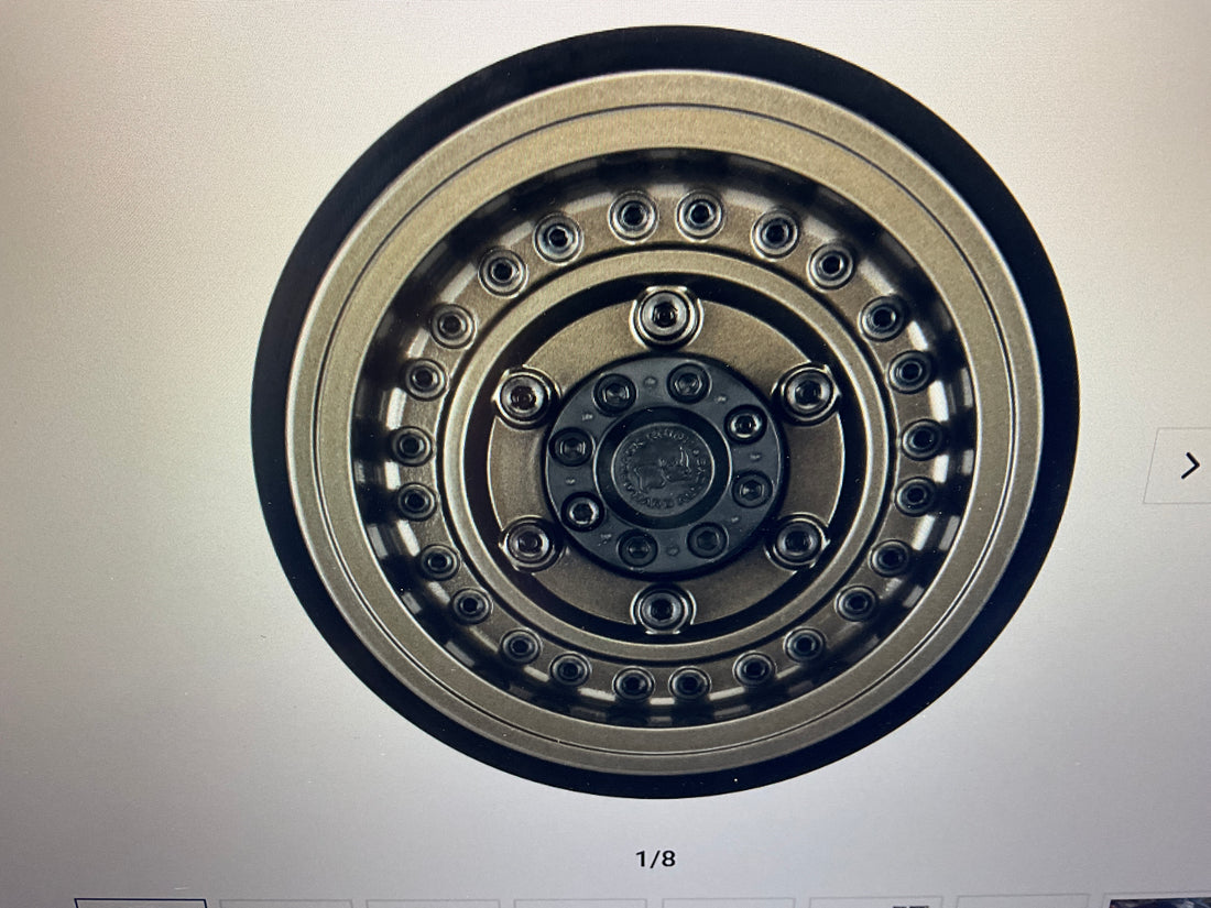 PROLINE 1/6 Black Rhino Armory Alum 2.9" Dual Offset SCX6 Wheels (2) Gunmetal