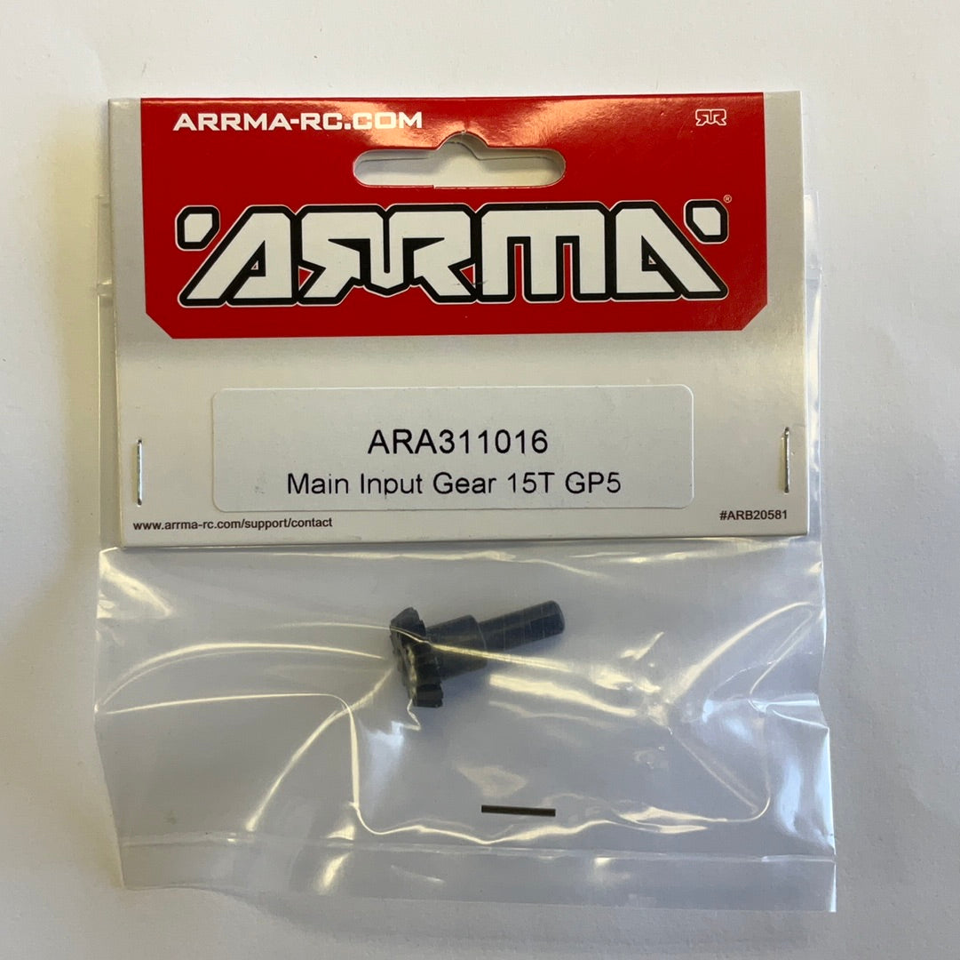 ARRMA Main Input Gear, 15T GP5